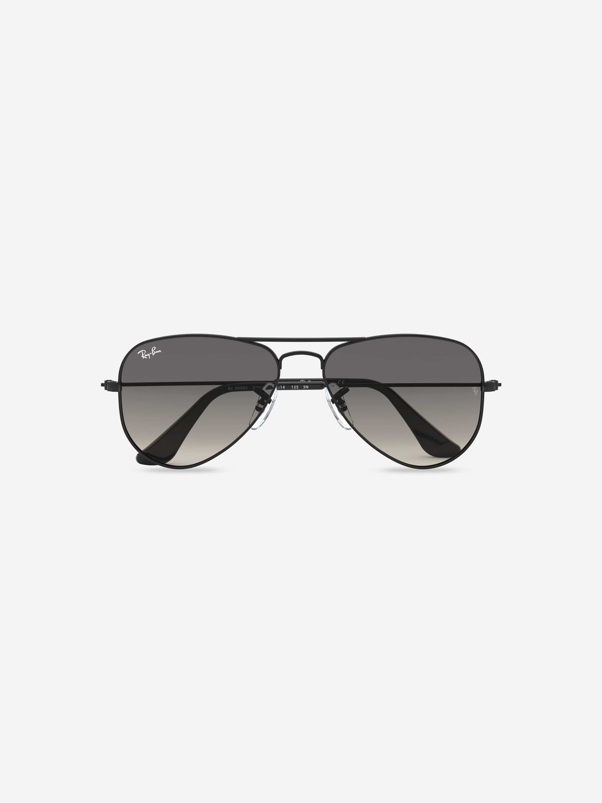 Black Aviator Junior Ray Ban Ray-Ban Junior Aviator RJ 9506S 201/55 Childs Frame  main image 2