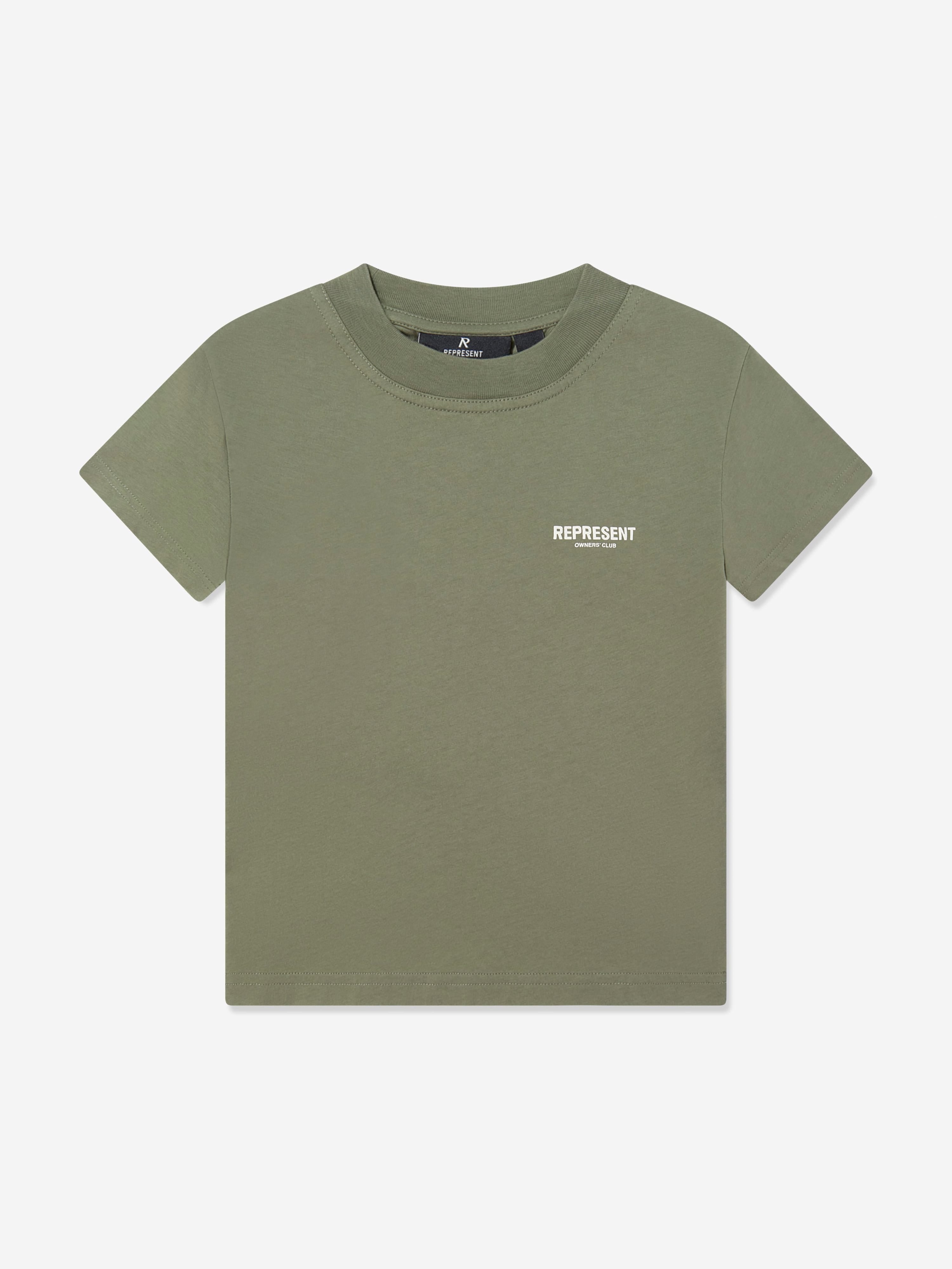 REPRESENT Kids Mini Owners Club T-Shirt in Green