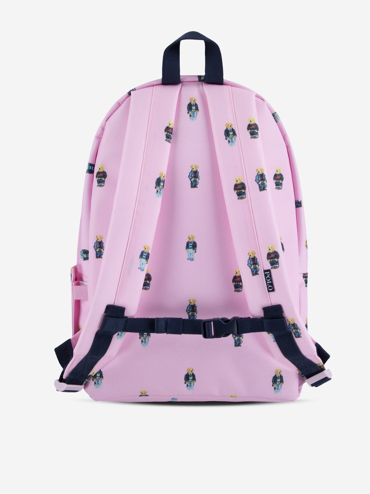 Ralph Lauren Girls Polo Bear Backpack in Pink (45cm 