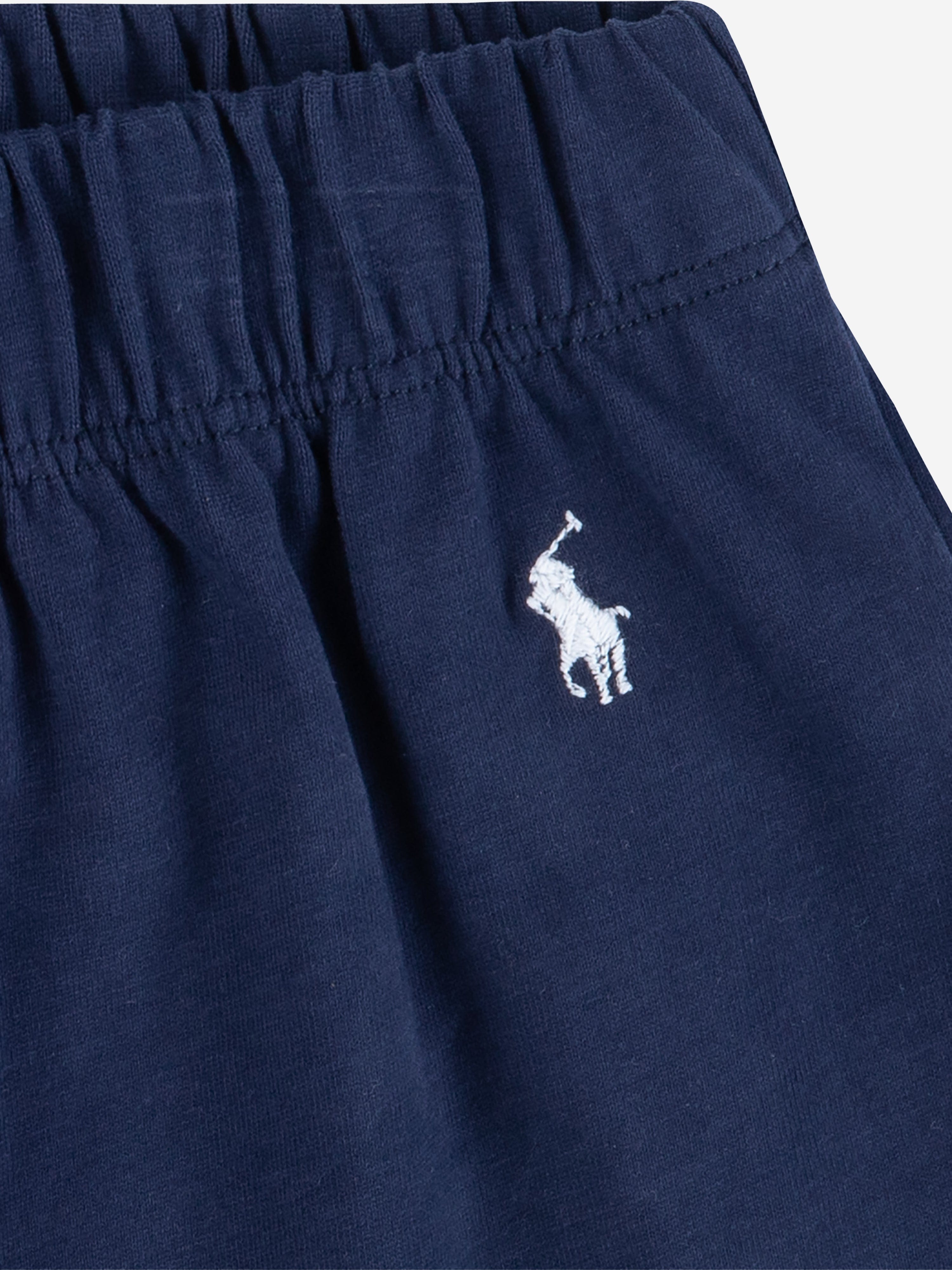 Ralph Lauren Girls Short Pyjamas Set in Navy | Childsplay Clothing