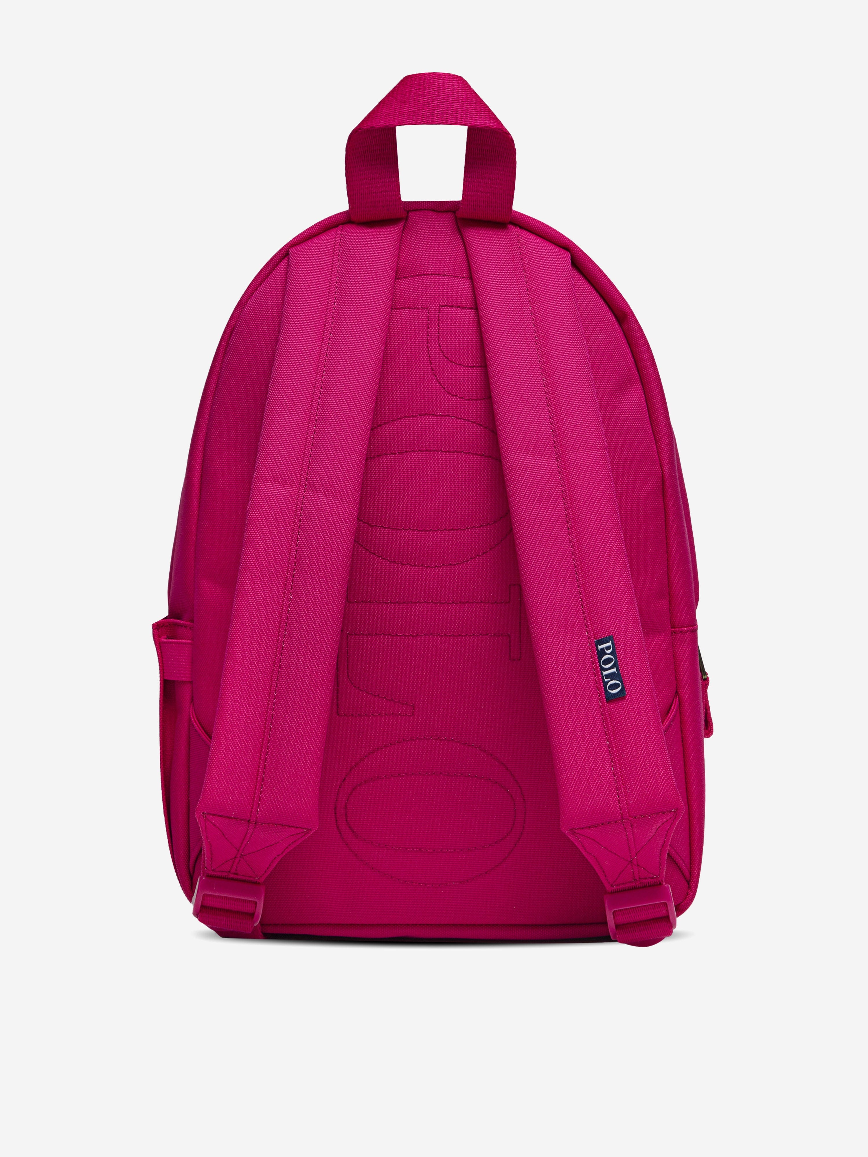 Ralph Lauren Girls Logo Backpack in Pink (38cm)