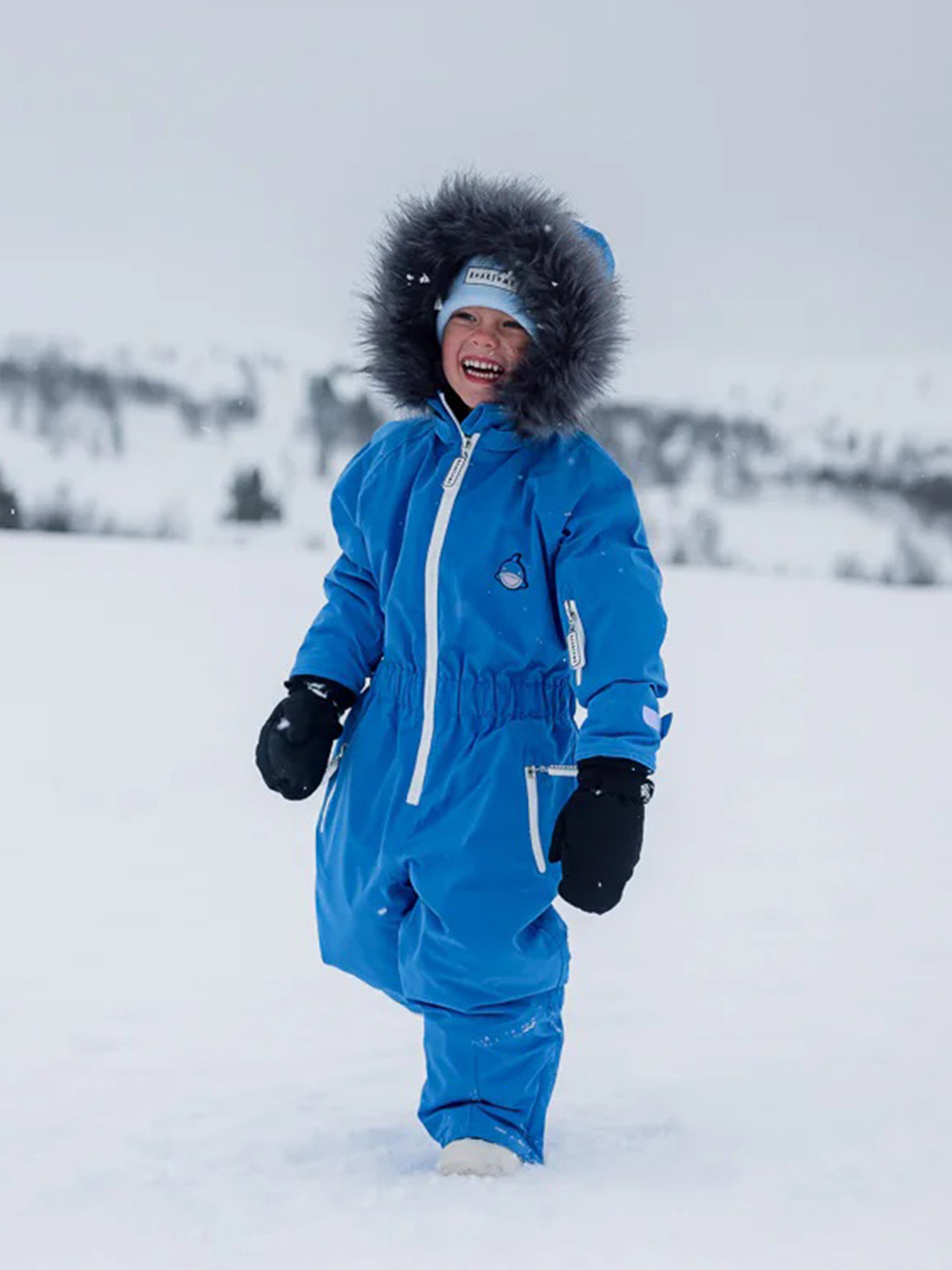Roarsome Boys Reef The Shark Snowsuit in Blue | Childsplay Clothing