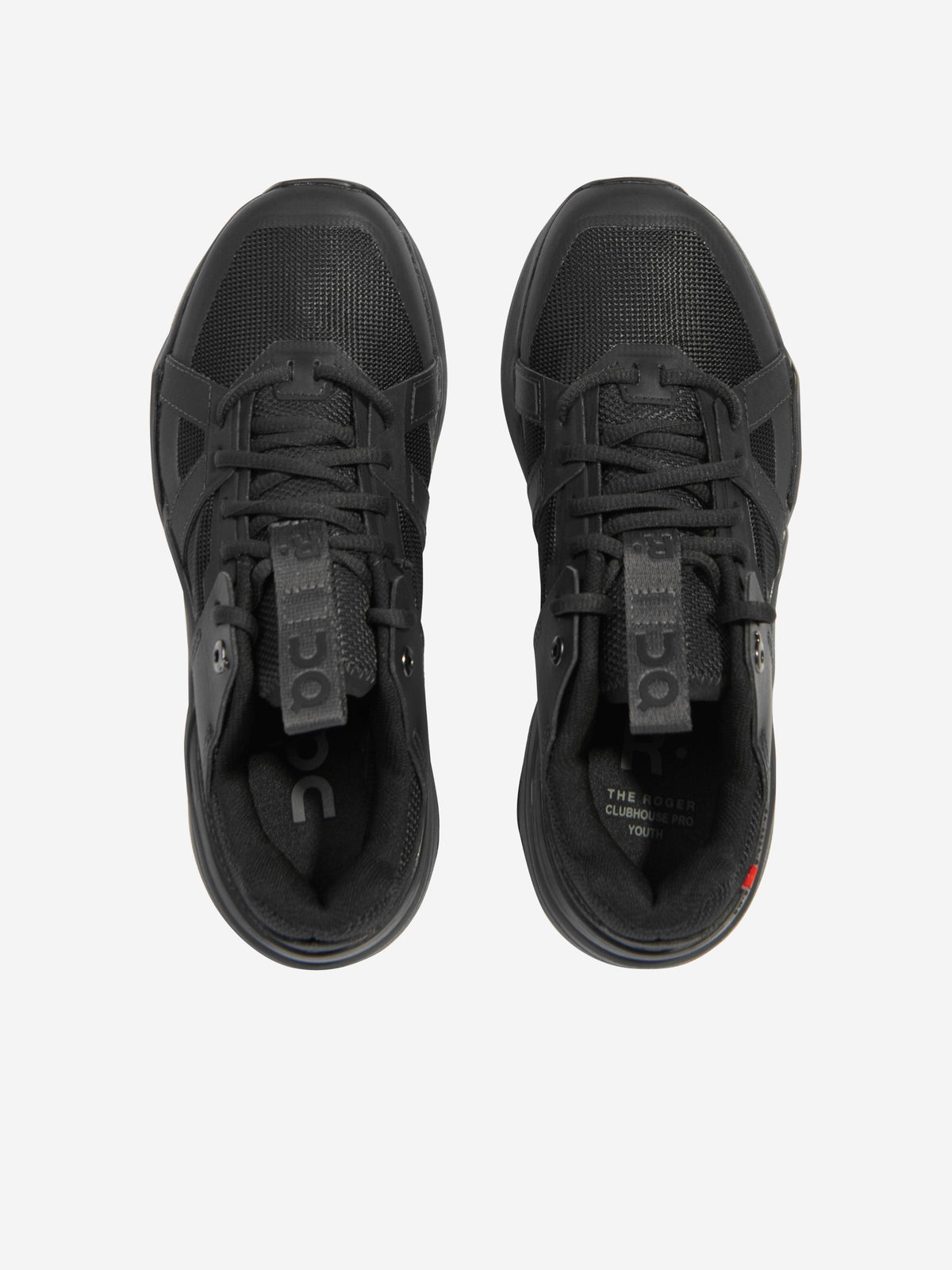 On Running THE ROGER‎ Clubhouse Pro Youth Tennis Shoes Black Eclipse US 4Y EU 36 On Running Kids The Roger CH Pro Youth Trainers in Black  main image 3