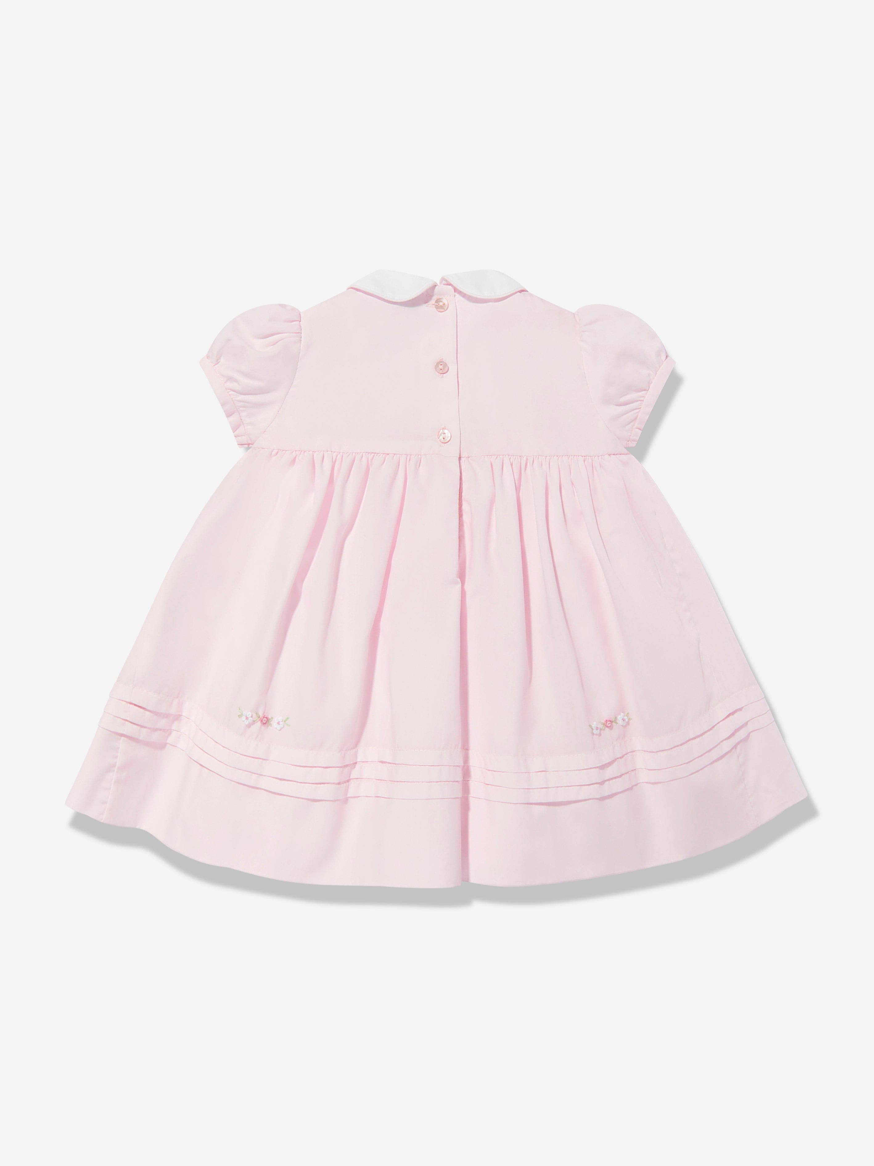 Sarah Louise Baby Girls Smocked Dress in Pink Sarah Louise Baby Girls Smocked Dress in Pink