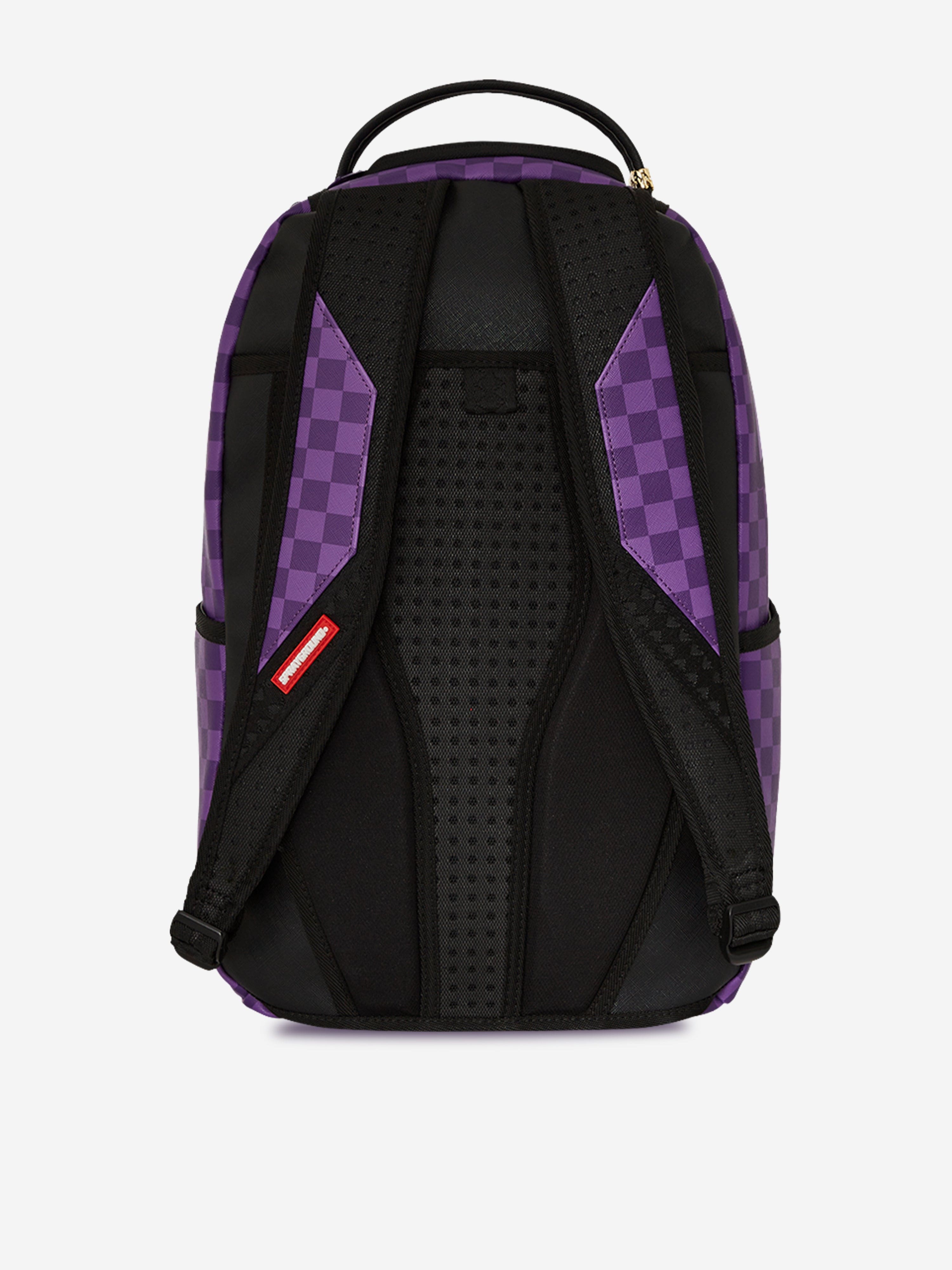 Sprayground Kids Sharks in Paris DLXSV Backpack in Purple (45.72cm