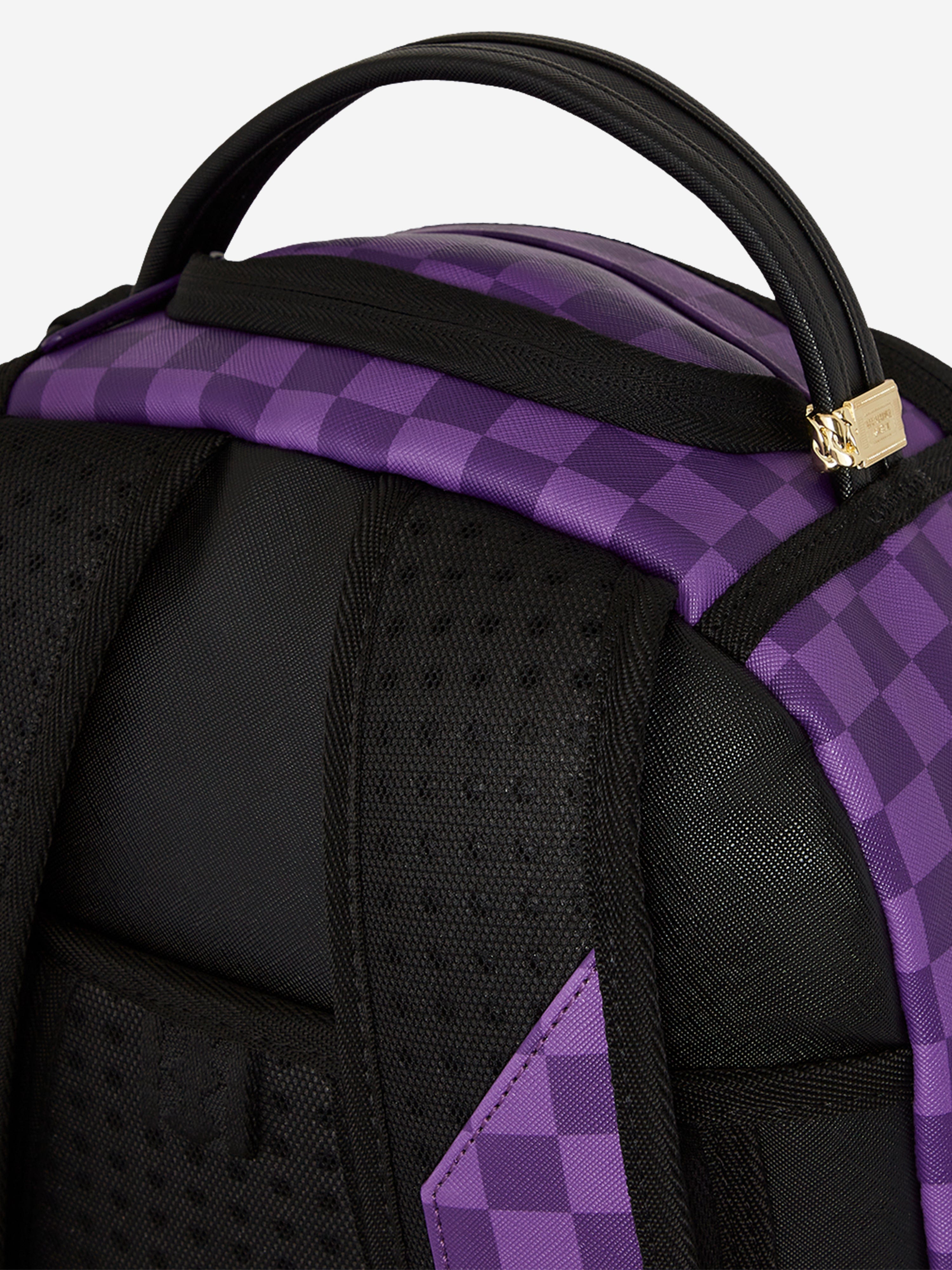 Sprayground Kids Sharks in Paris DLXSV Backpack in Purple (45.72cm