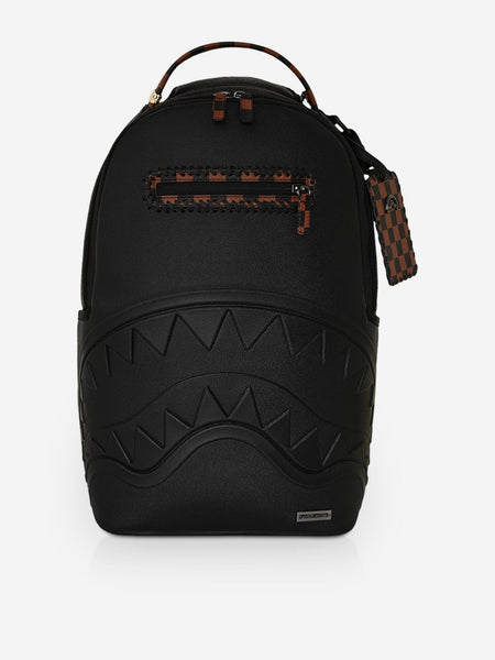 Sprayground Kids Dose Of Check Deux DLXS Backpack in Black (45.72