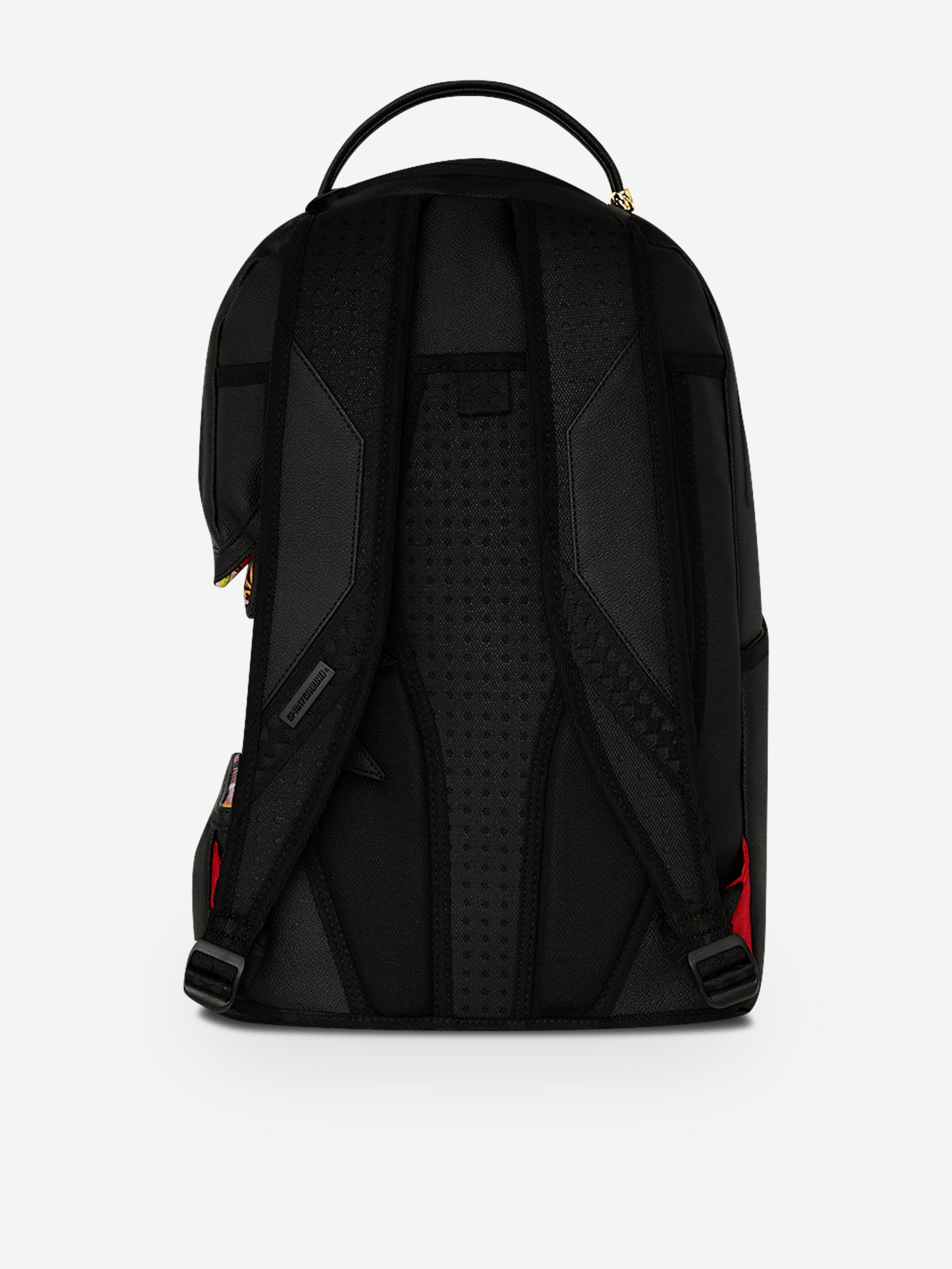 Sprayground Kids Graffiti Bite DLX-Bite Backpack in Black (43cm)