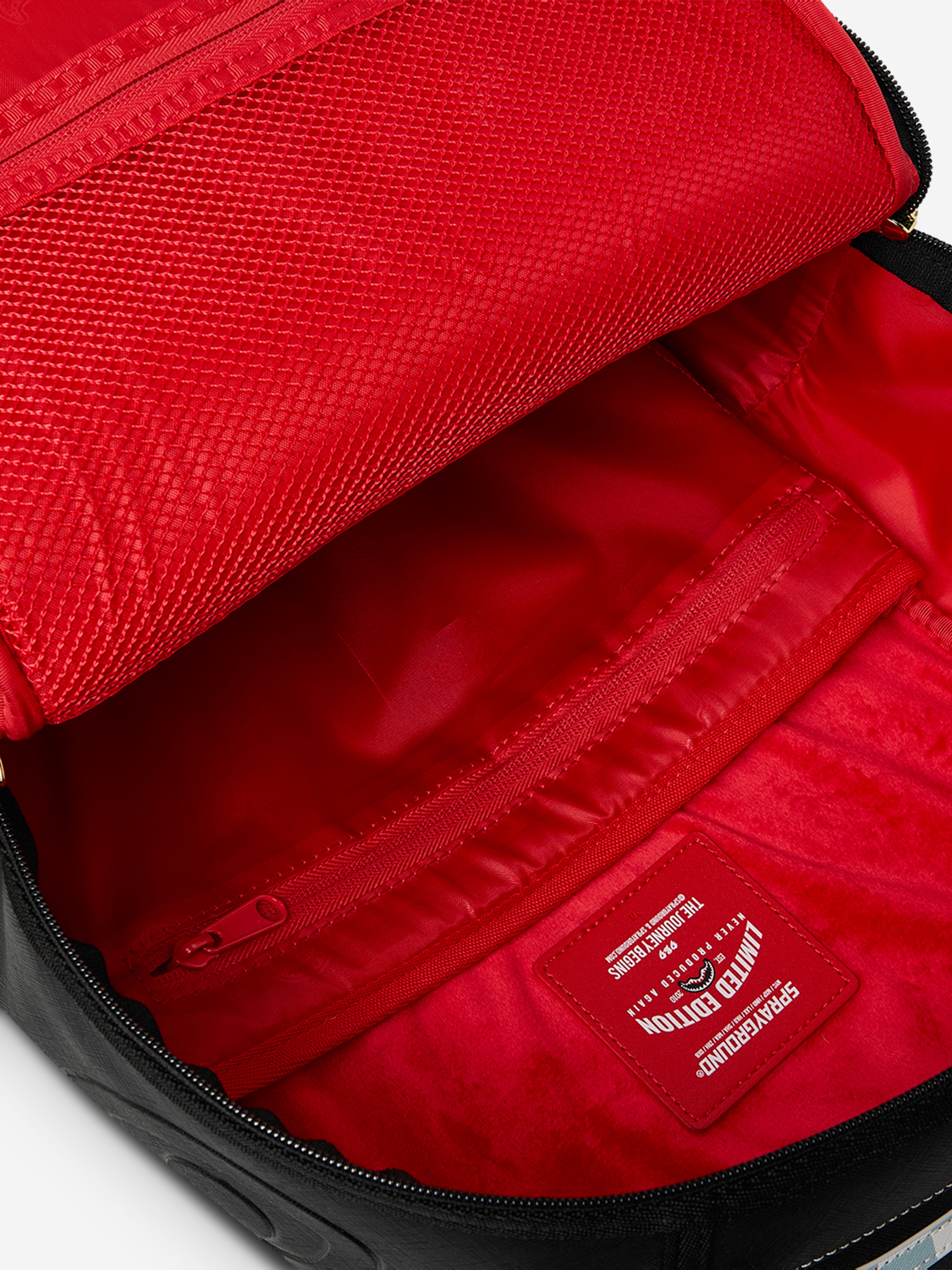 Sprayground Cream CHECK Side Drip BACKPACK