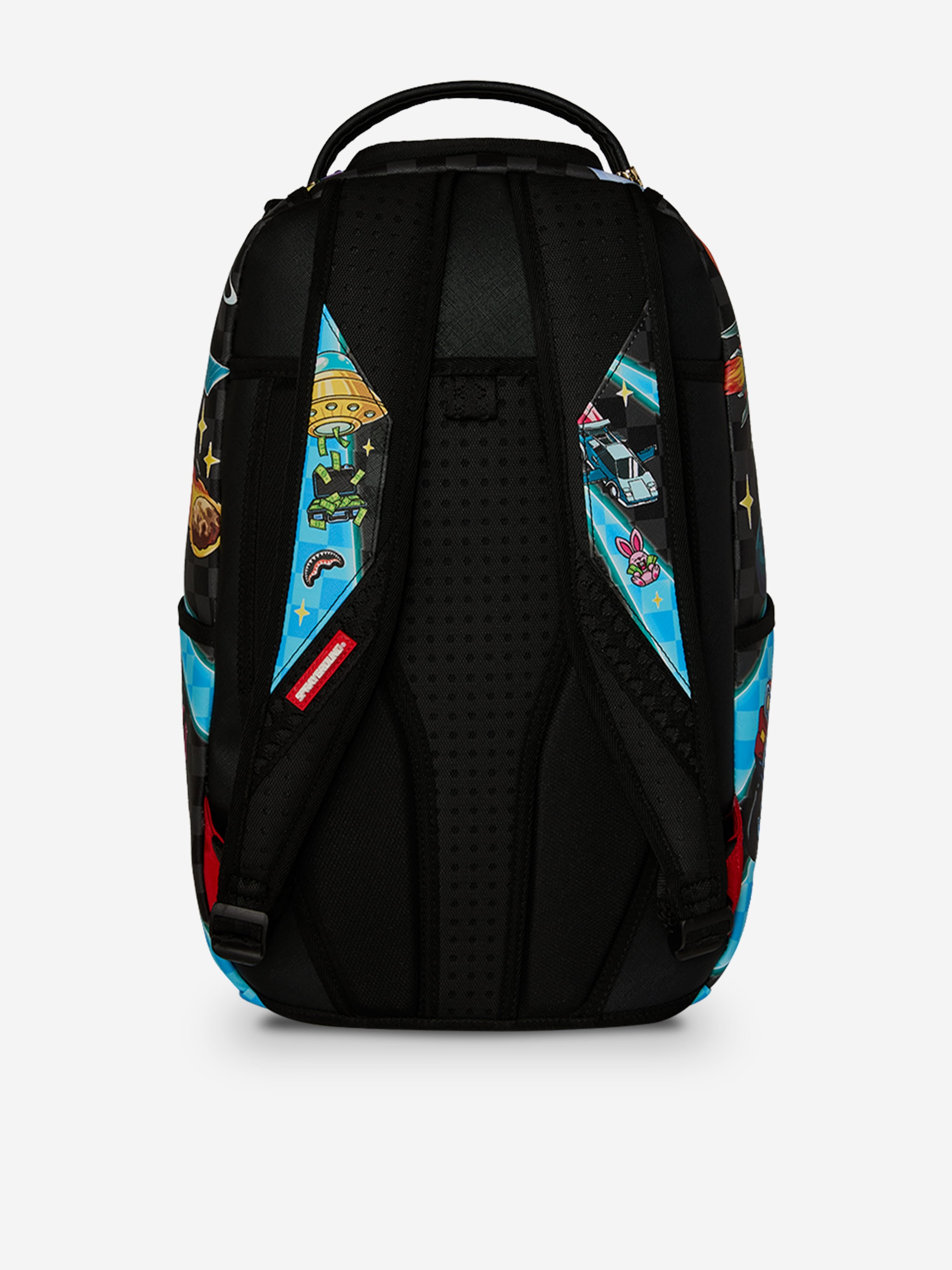 スケートボード sprayground Sprayground Kids Space Warped RMX Backpack in Black (45cm