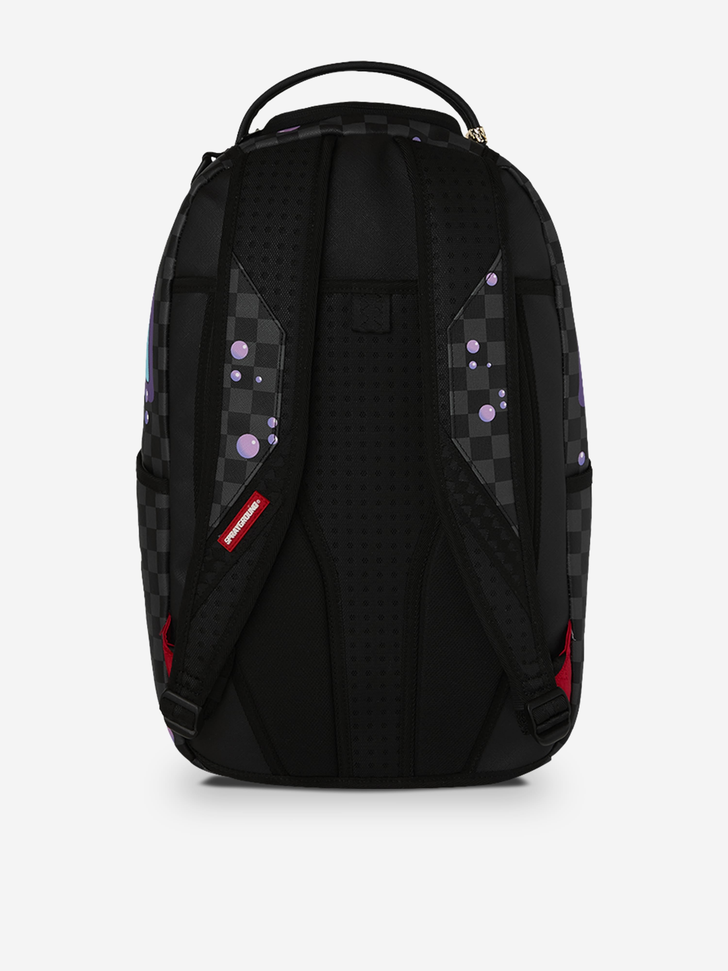 O*T様 SPRAYGROUND リュック Sprayground Kids Purple Slime Takeover Backpack in Black (45cm