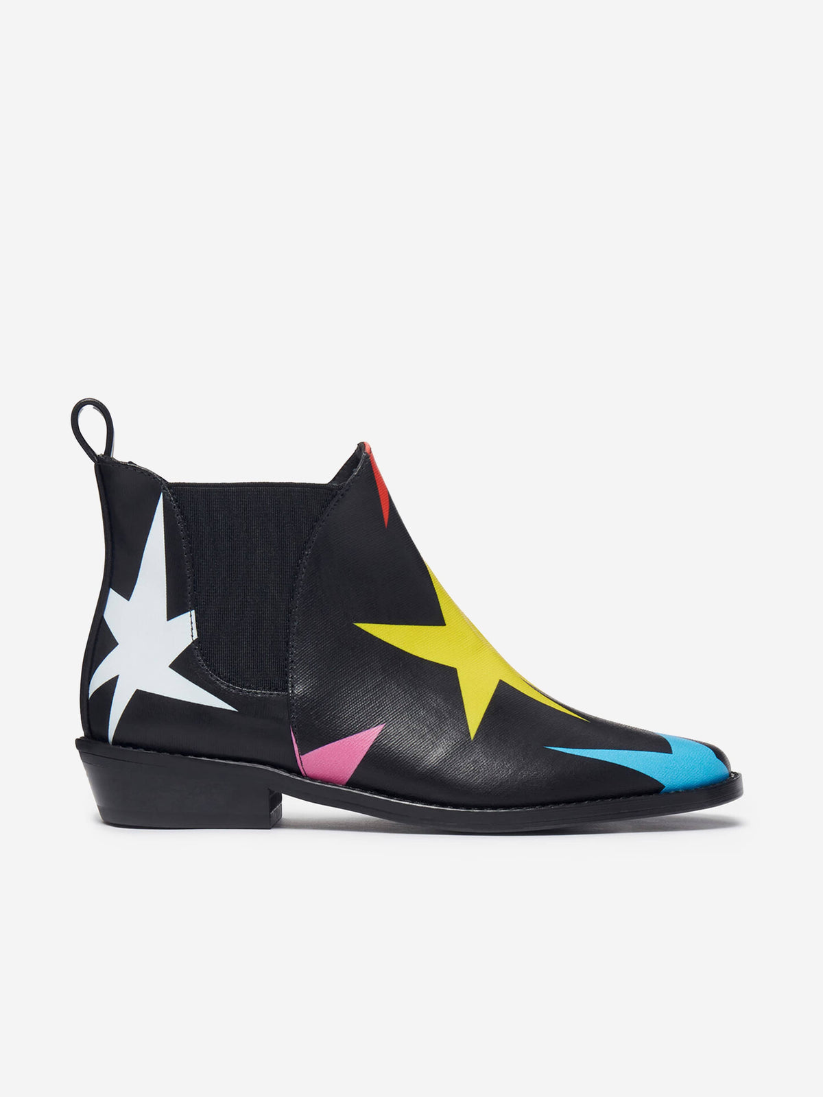 Stella McCartney Girls Star Ankle Boots in Black | Childsplay Clothing