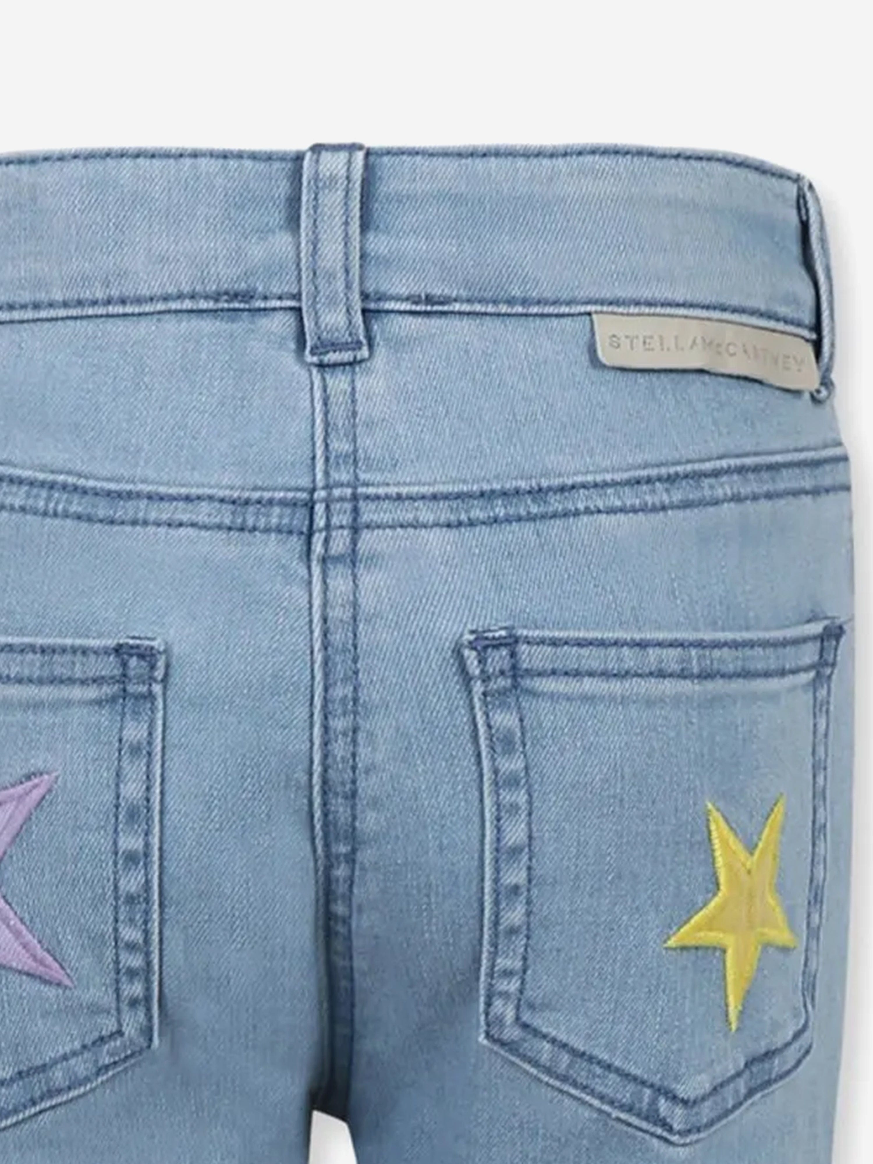 Stella McCartney Girls Star Mom Jeans in Blue | Childsplay Clothing