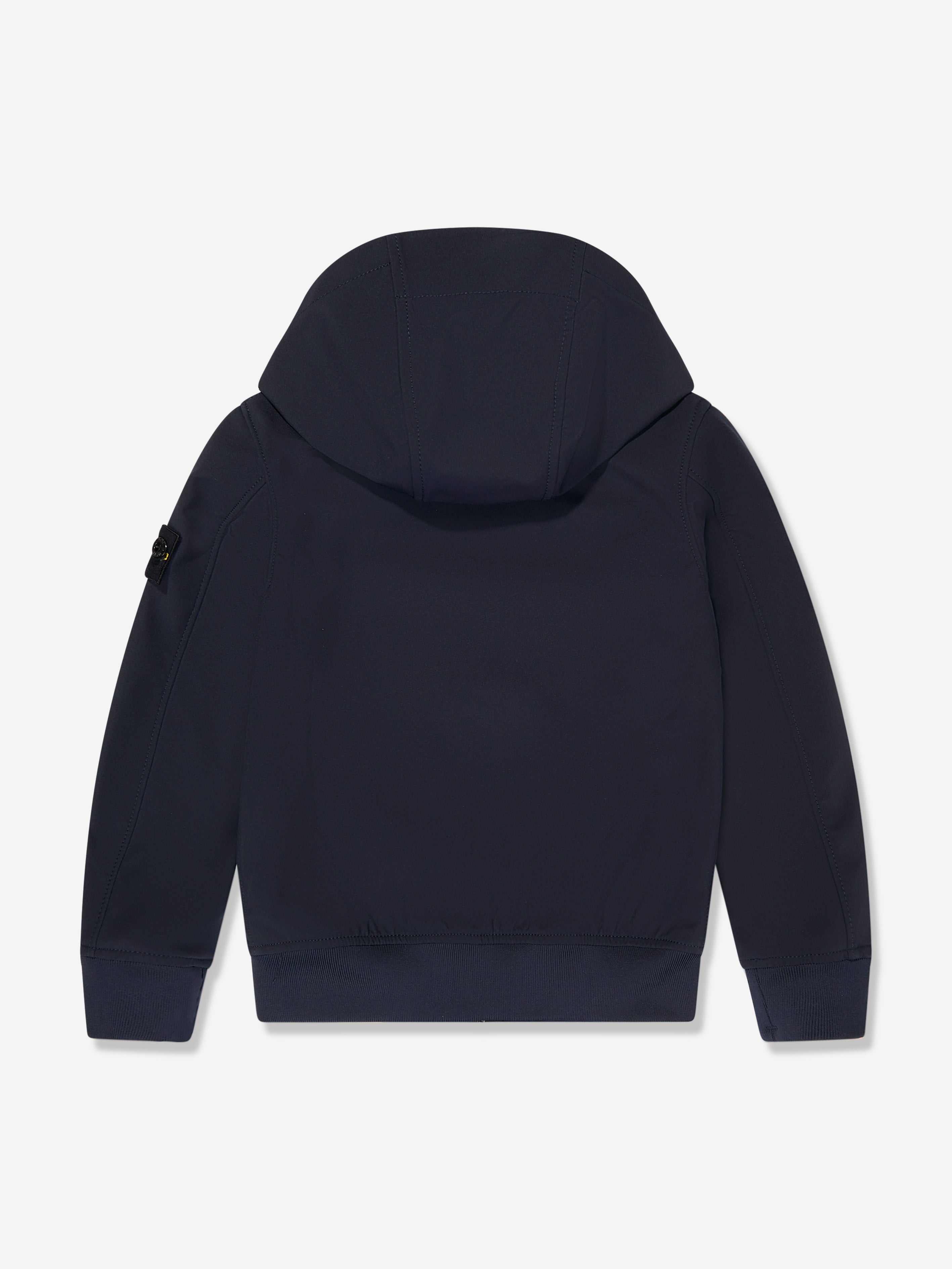 Stone Island Boys Hooded Zip Up Jacket in Navy | Childsplay Clothing