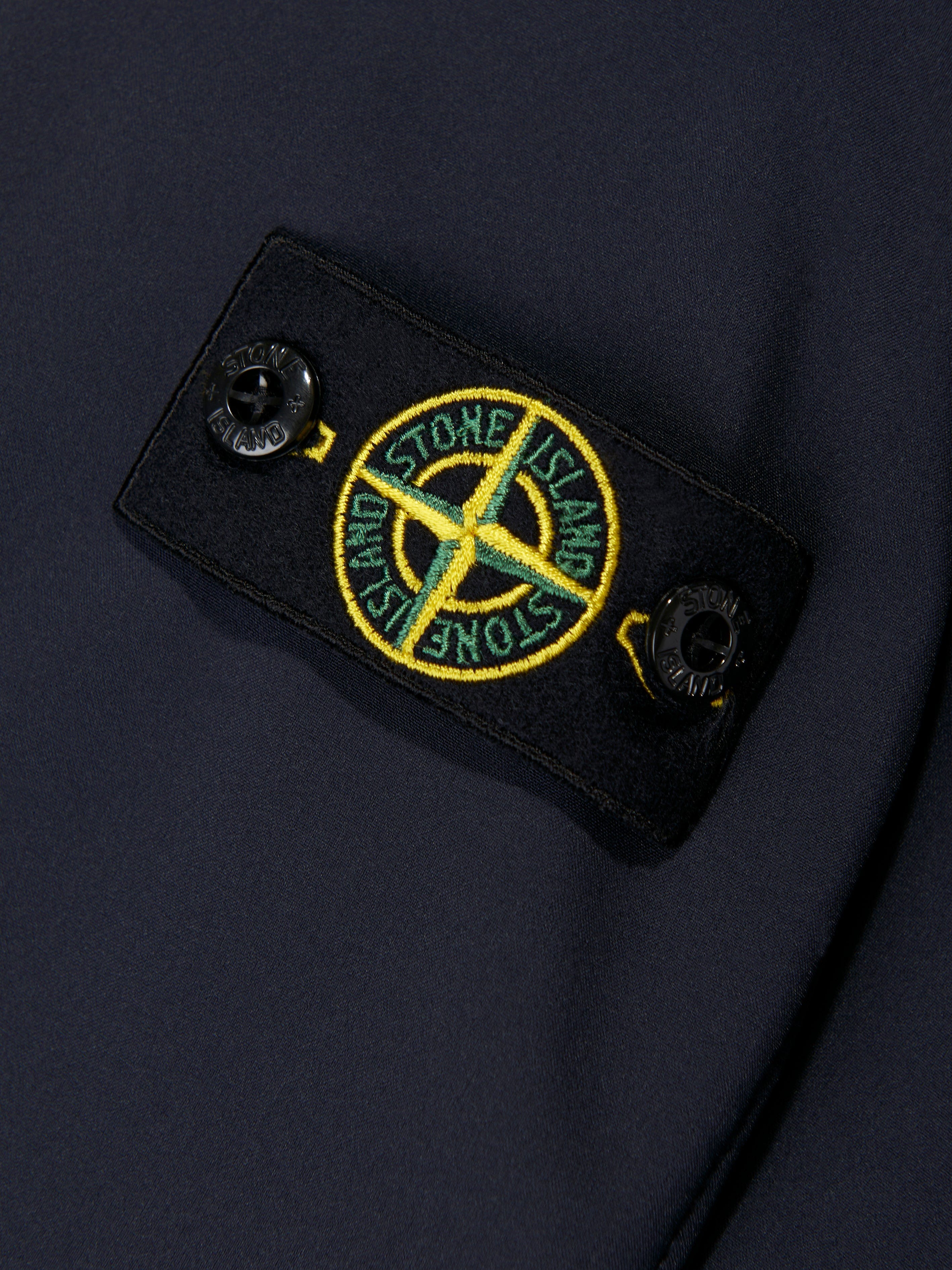 チビ 新品 STONE  JUNIOR ブルゾン 10歳 Stone Island Boys Hooded Zip Up Jacket in Navy | Childsplay Clothing