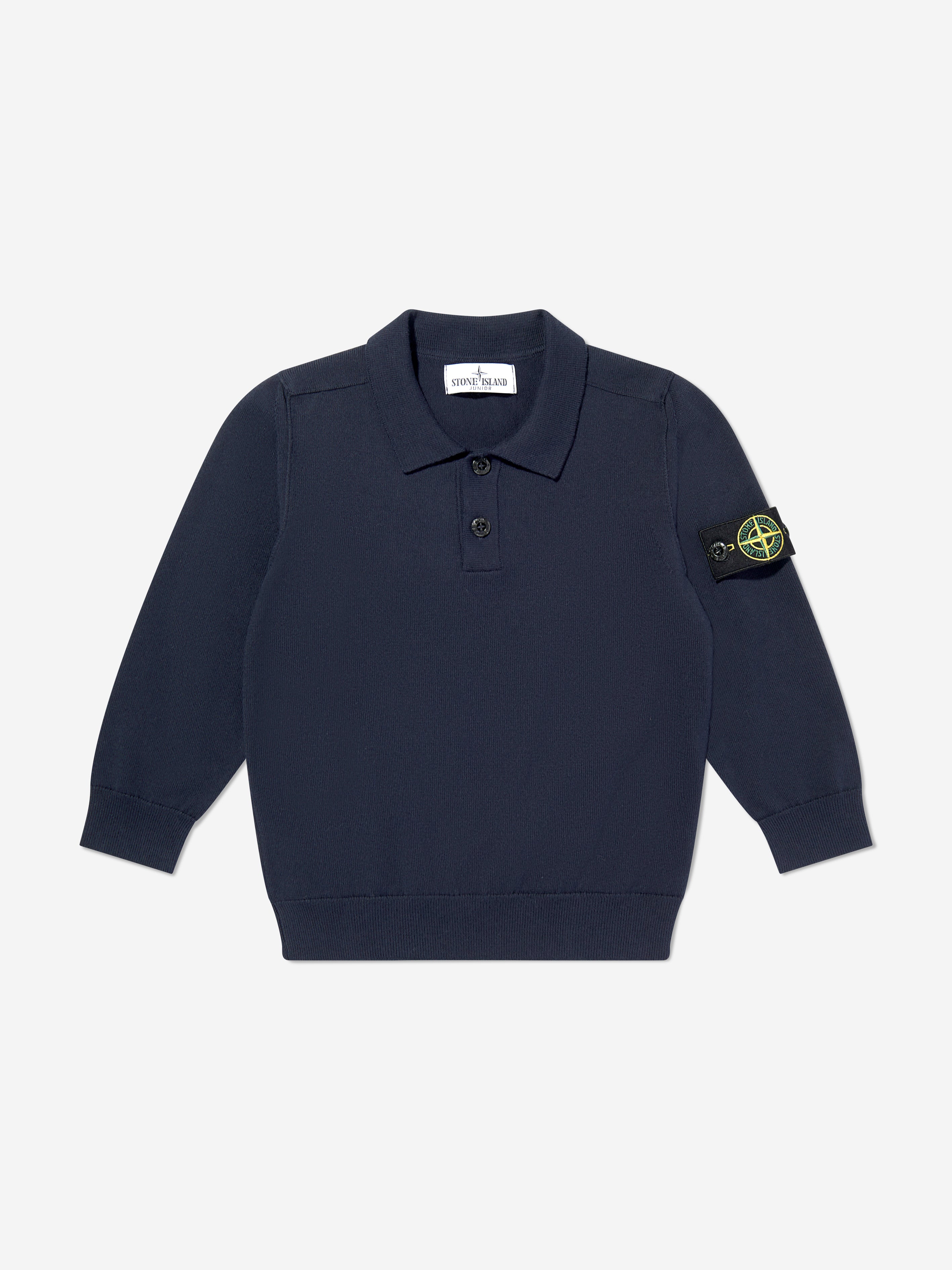 Otrain Stone Island White Polo Shirt Otrain Maglietta Stone Island