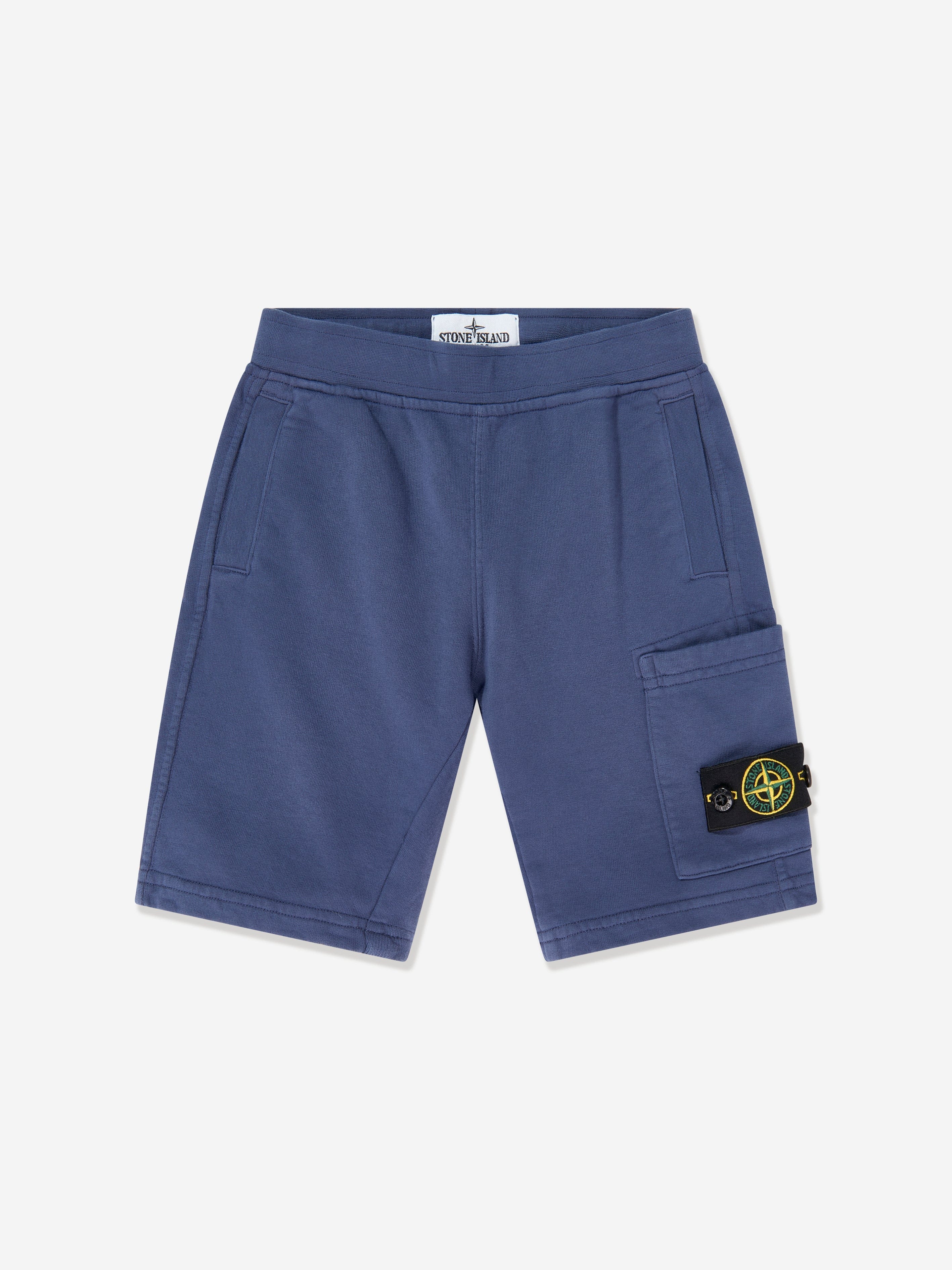 Stone Island Boys Compass Logo Short Set in Navy | Childsplay Clothing