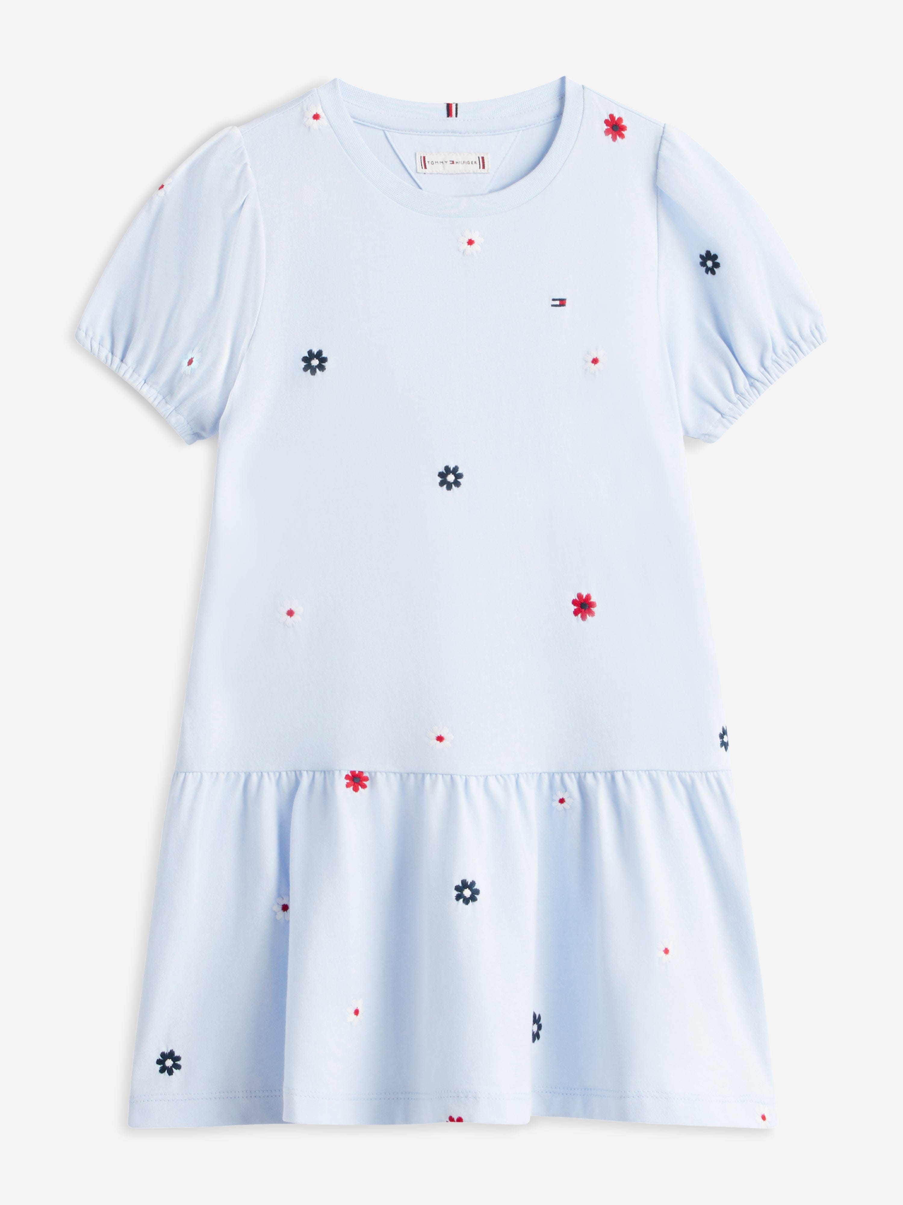 Tommy Hilfiger Girls Light Knit Dress in Blue 3 Yrs