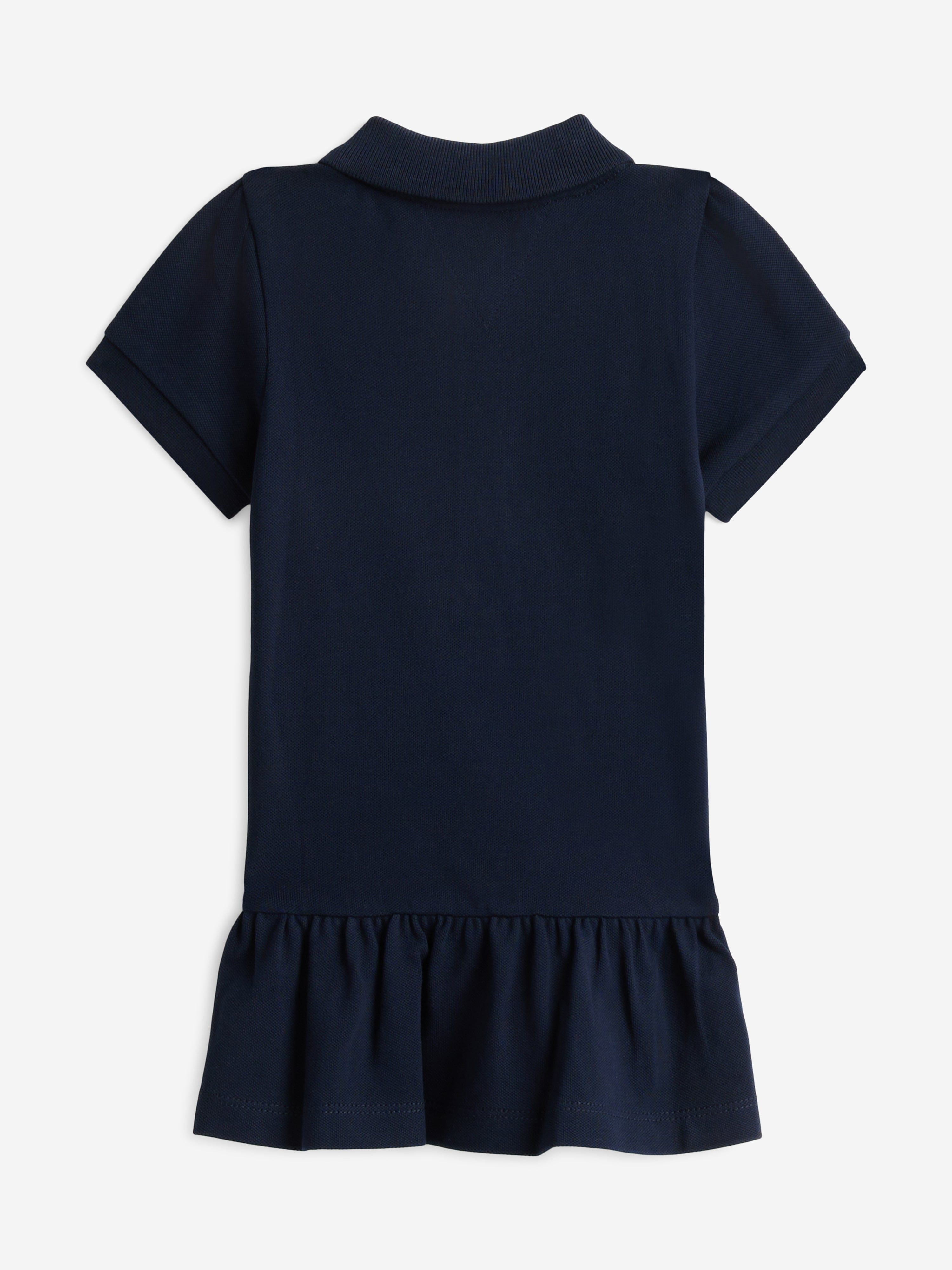 navy blue toddler dress Baby & Toddler Jersey Bow Collar Dress