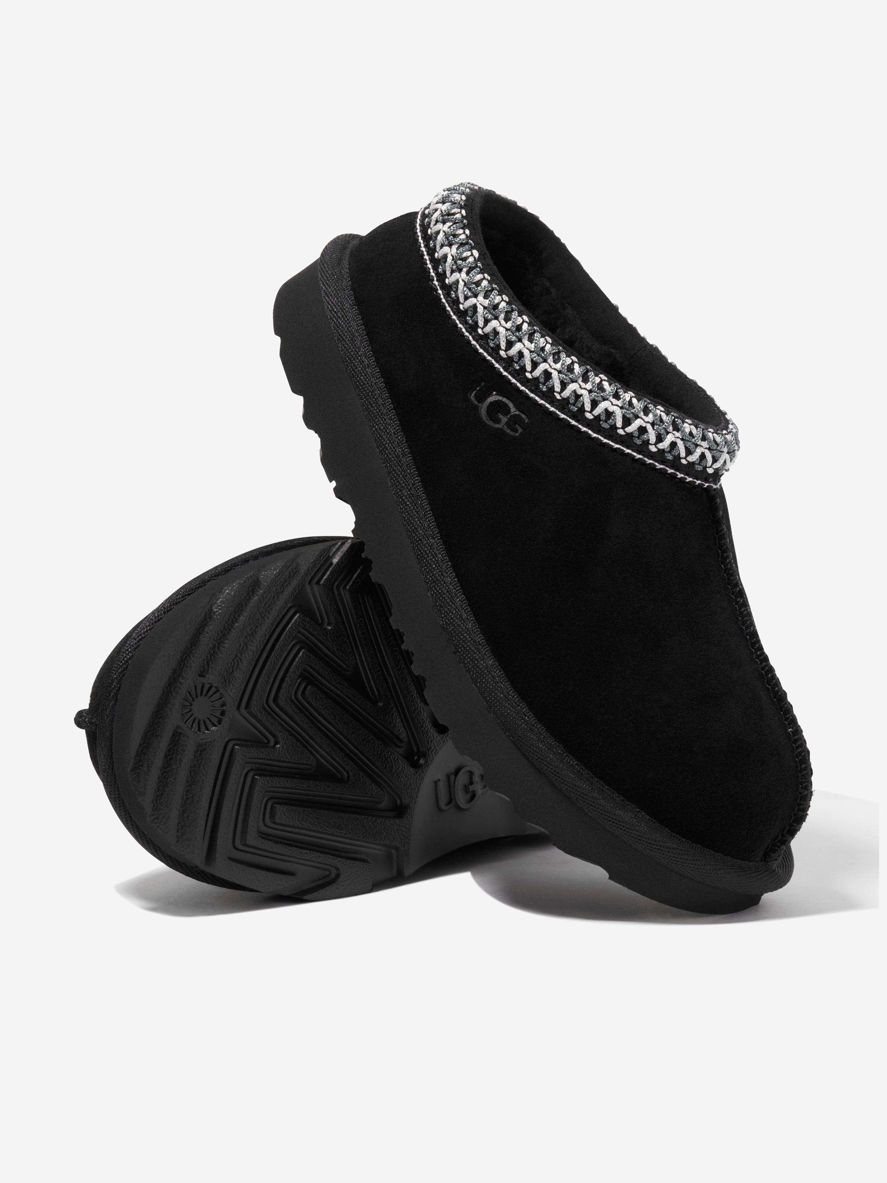 UGG UGG Kids Tasman II Slippers in Black Childsplay Clothing