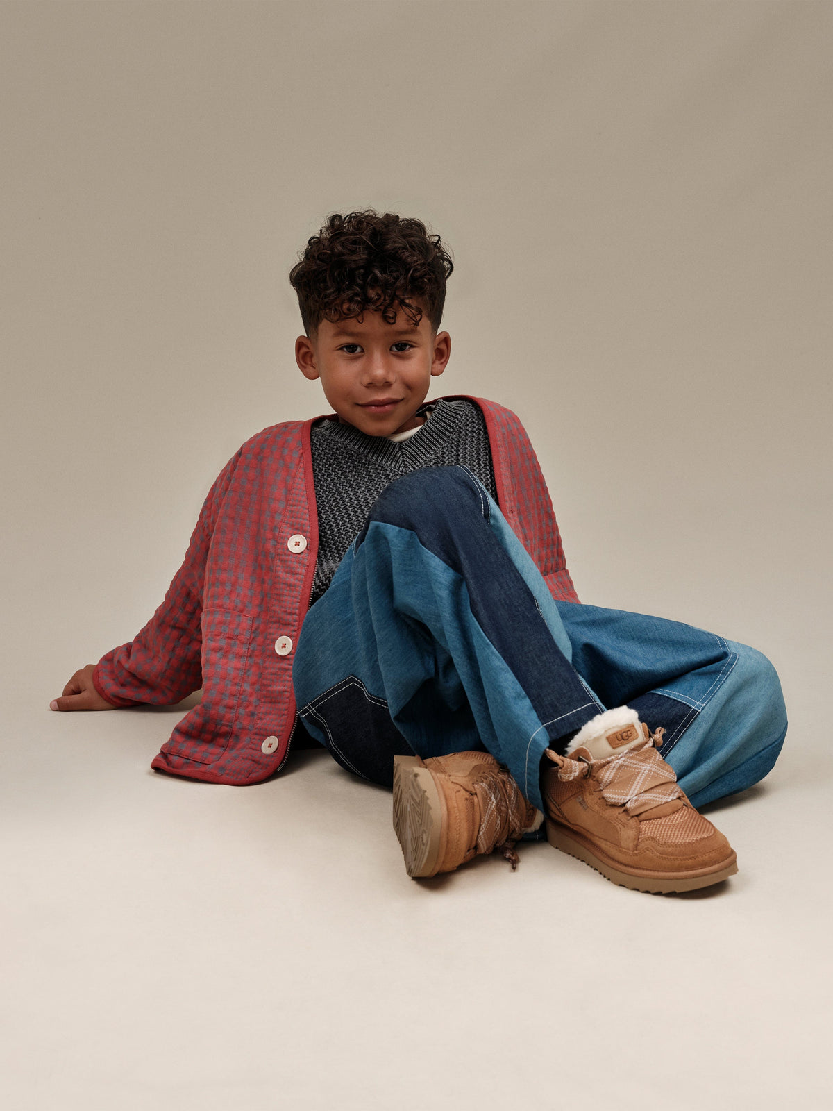 Low top boy Ugg’s Amazon.com | UGG Unisex-Child Rennon Low Sneakers, Chestnut  main image 2