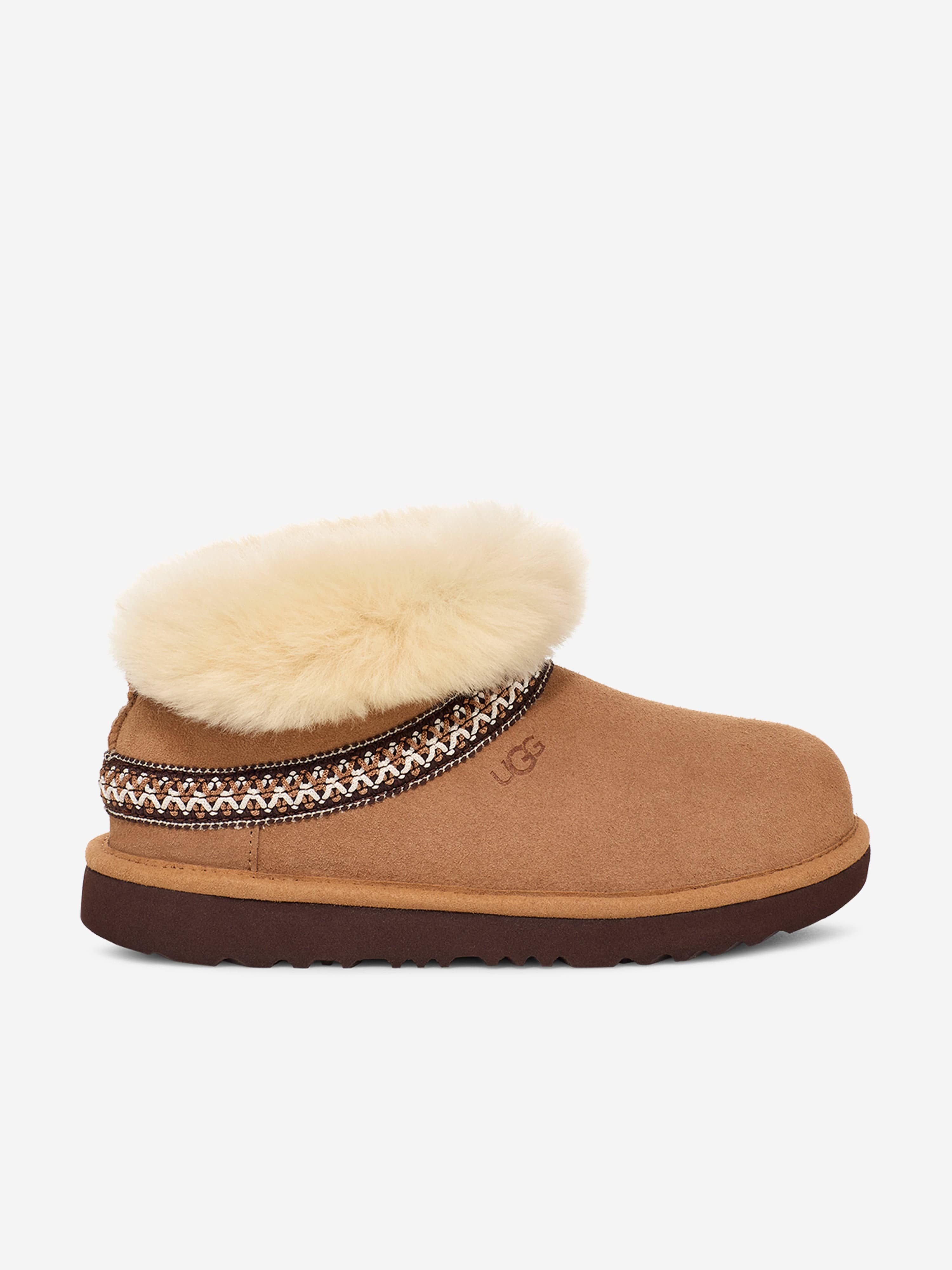 UGG Kids Classic Mini Crescent Boots in Brown | Childsplay Clothing