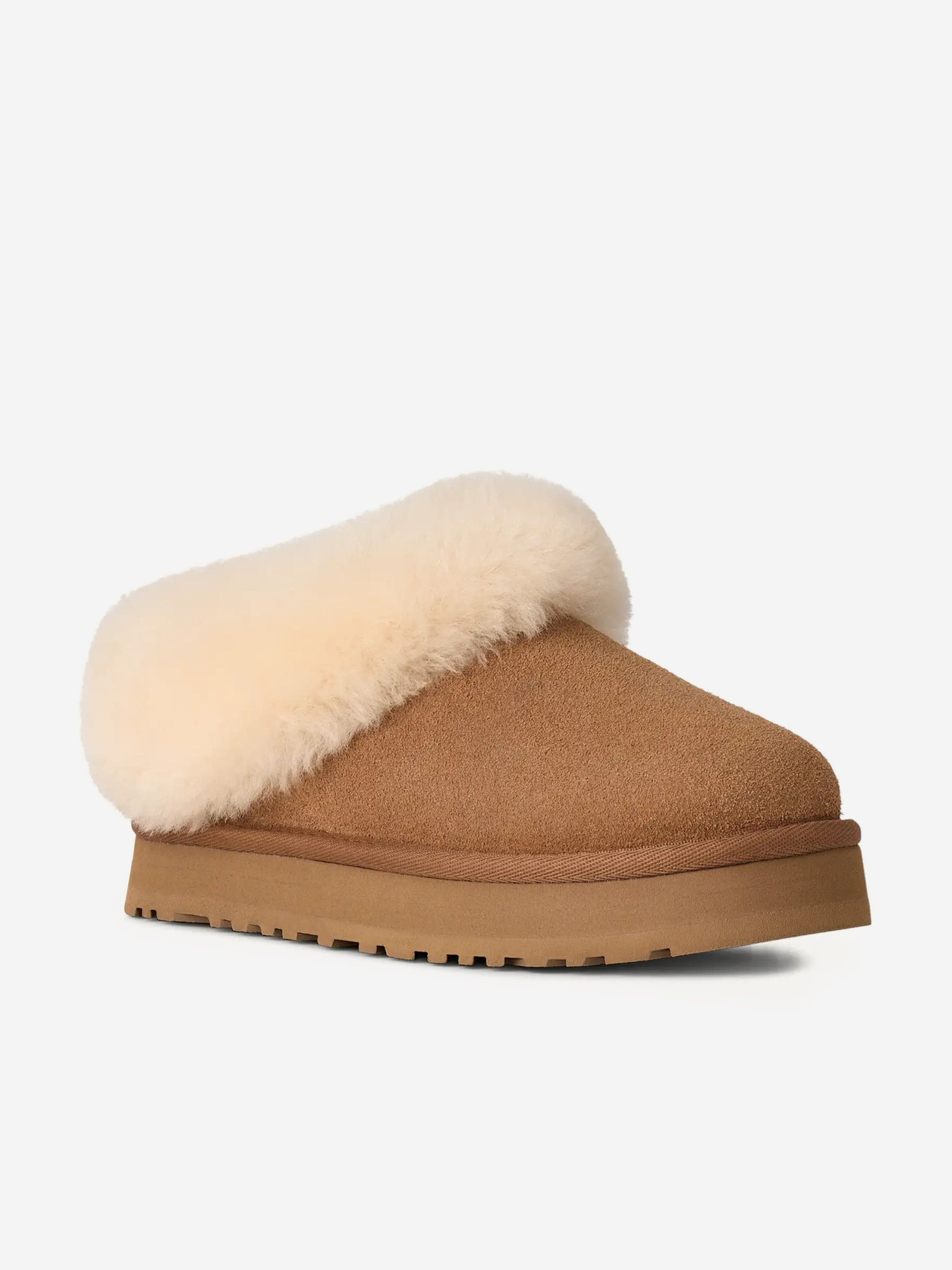 UGG Girls Tazzelle Slippers in Brown | Childsplay Clothing