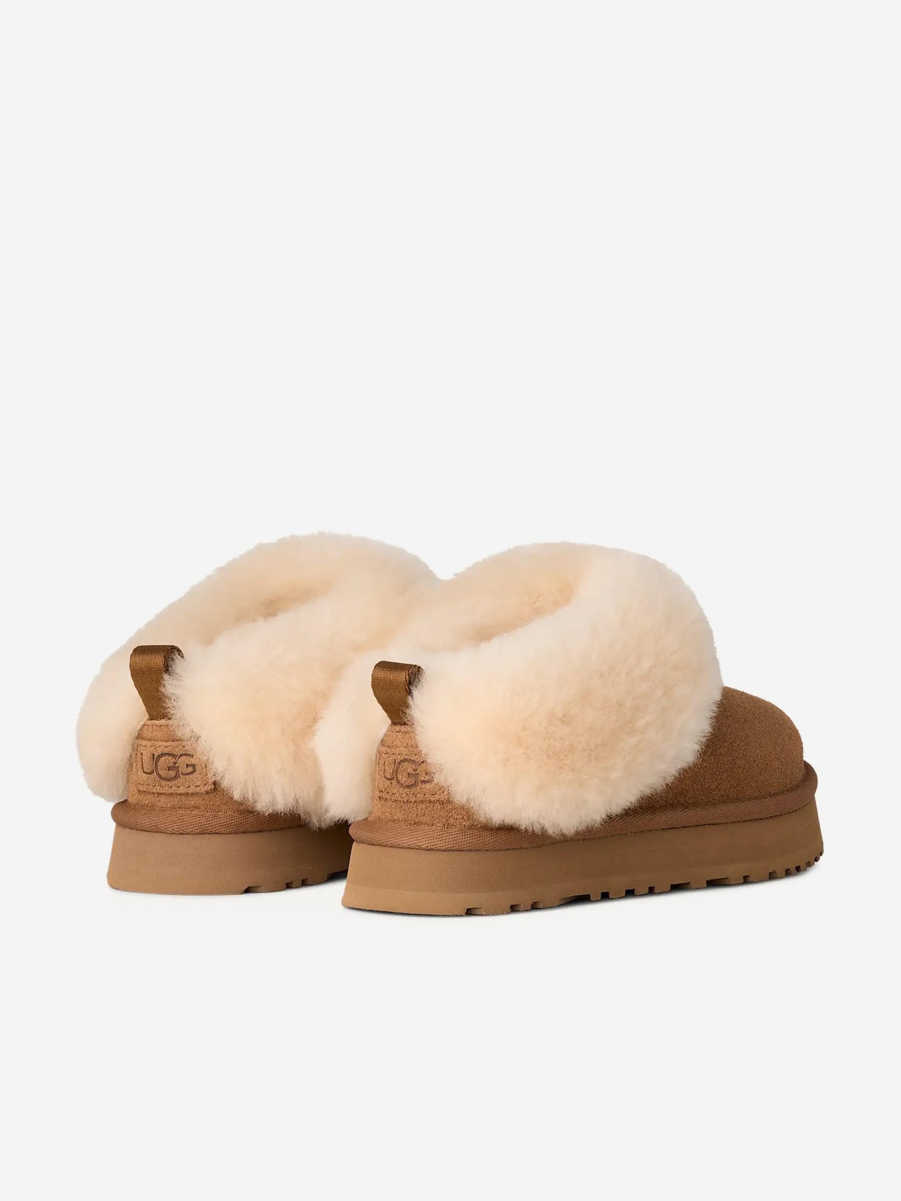 UGG Girls Tazzelle Slippers in Brown | Childsplay Clothing