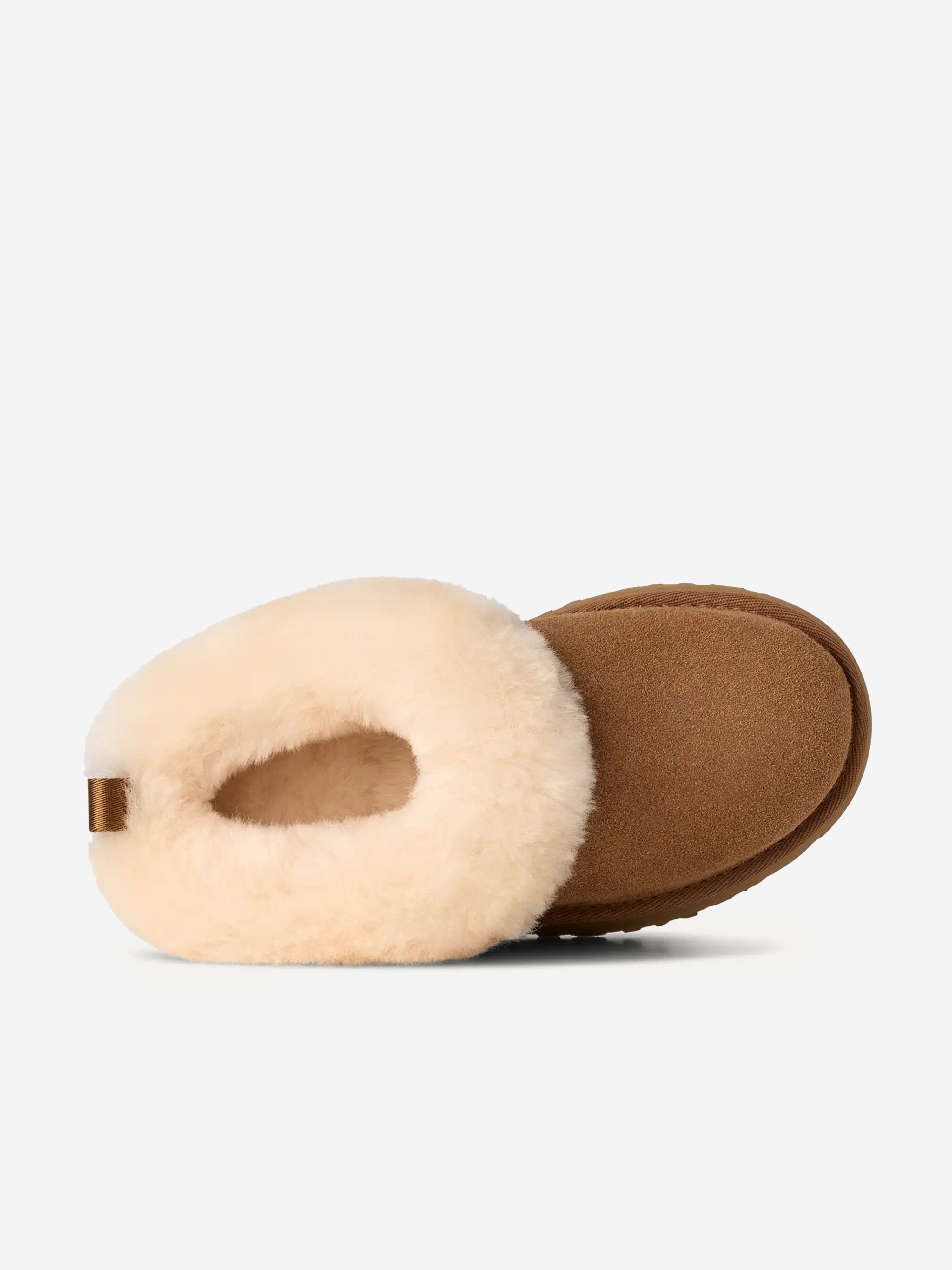 UGG Girls Tazzelle Slippers in Brown | Childsplay Clothing