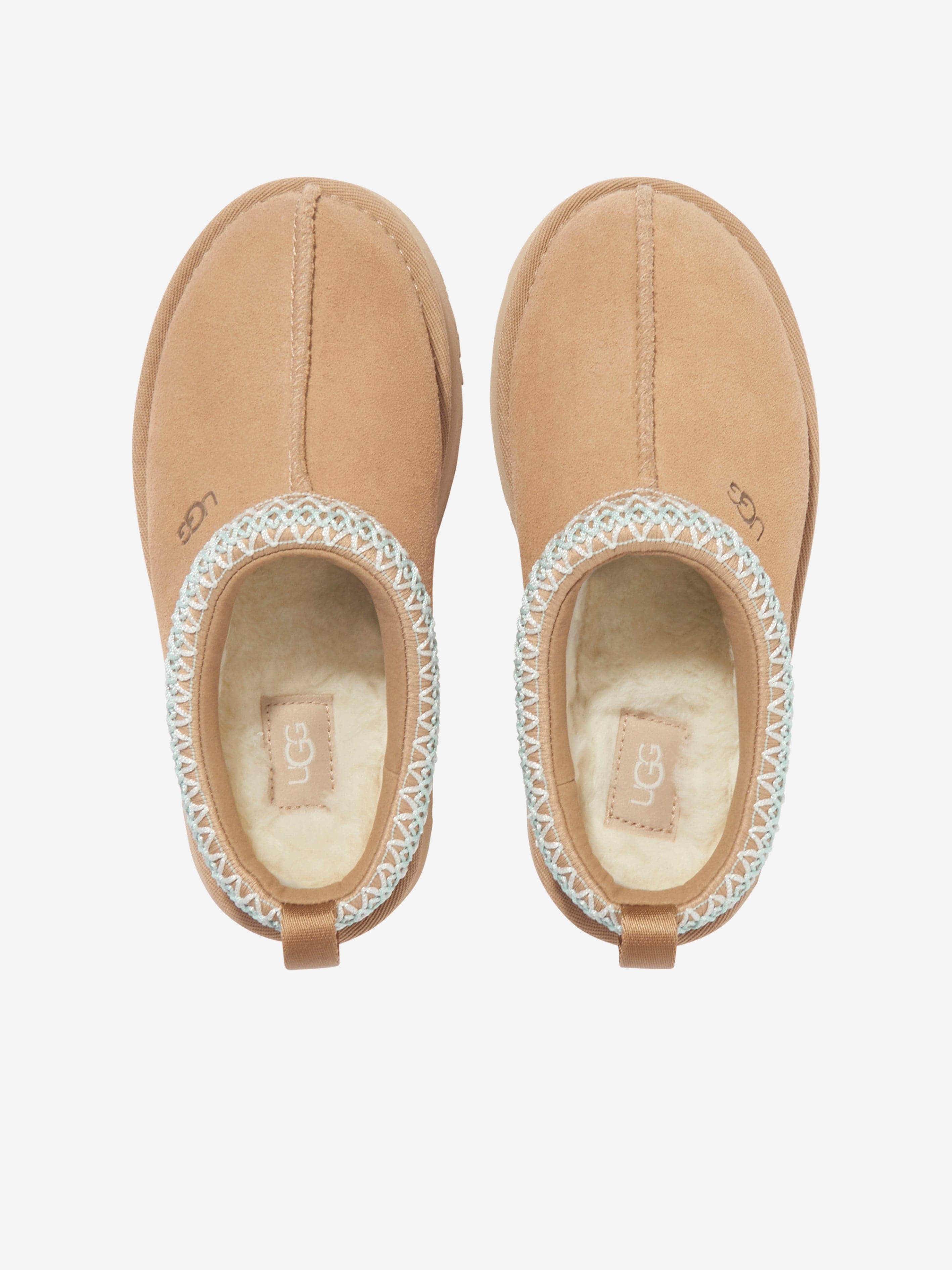 UGG UGG Girls Tazz Slippers in Beige Childsplay Clothing