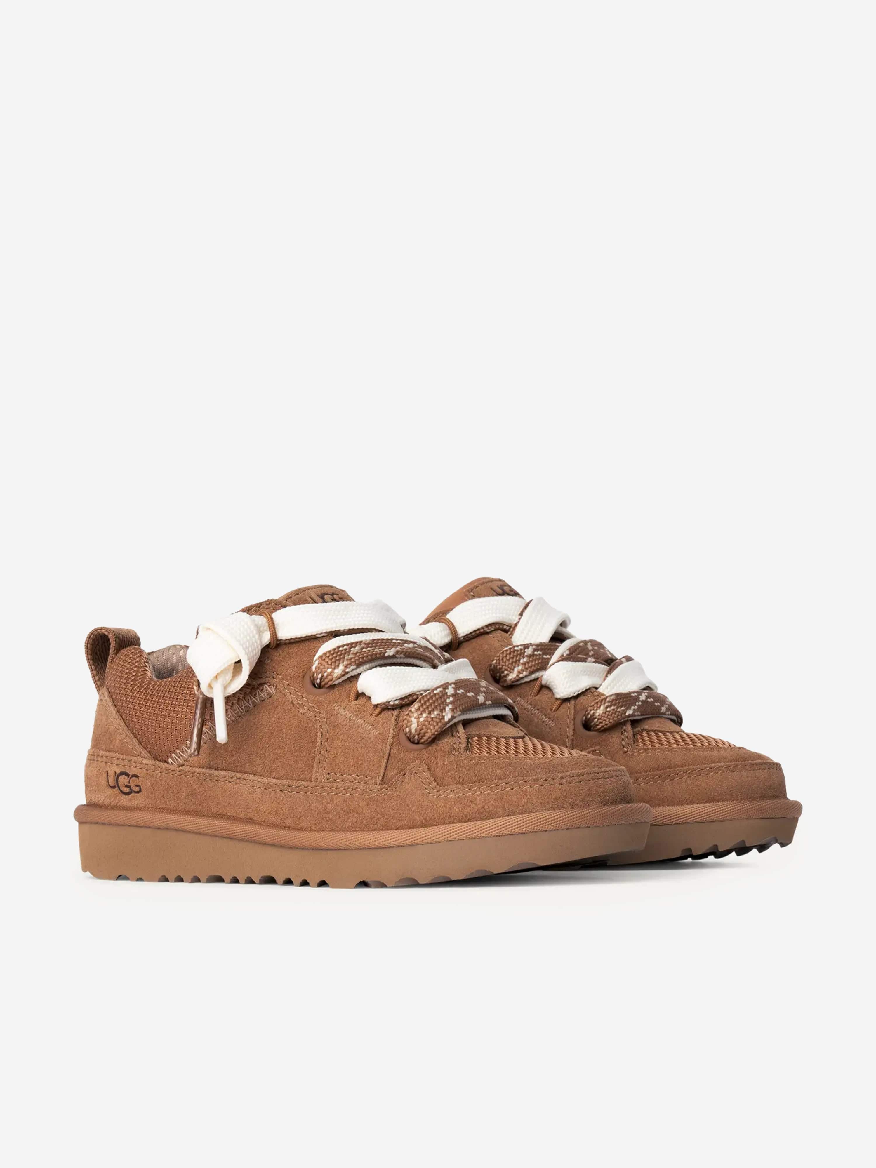 UGG Kids Lo Lowmel Trainers in Chestnut | Childsplay Clothing