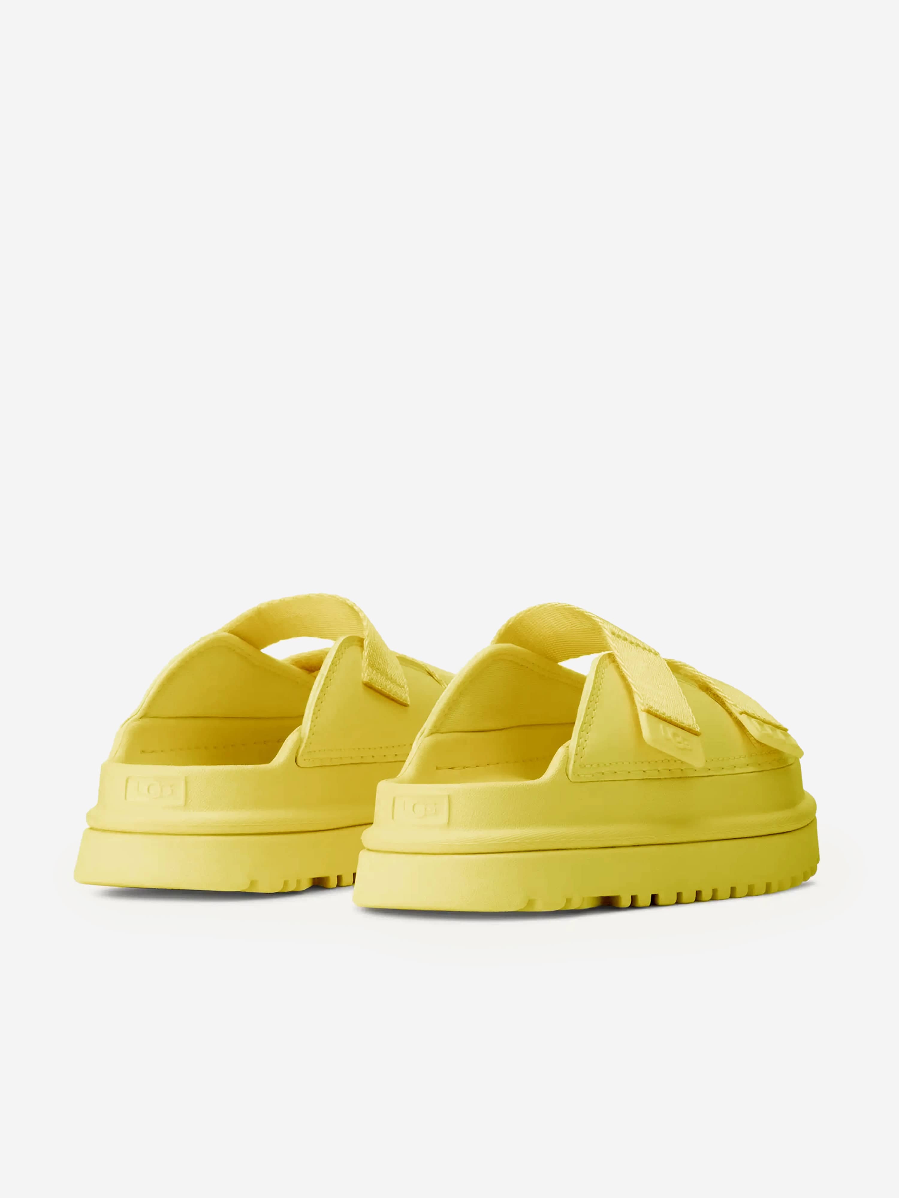 UGG Girls GoldenGlow Slide in Yellow | Childsplay Clothing