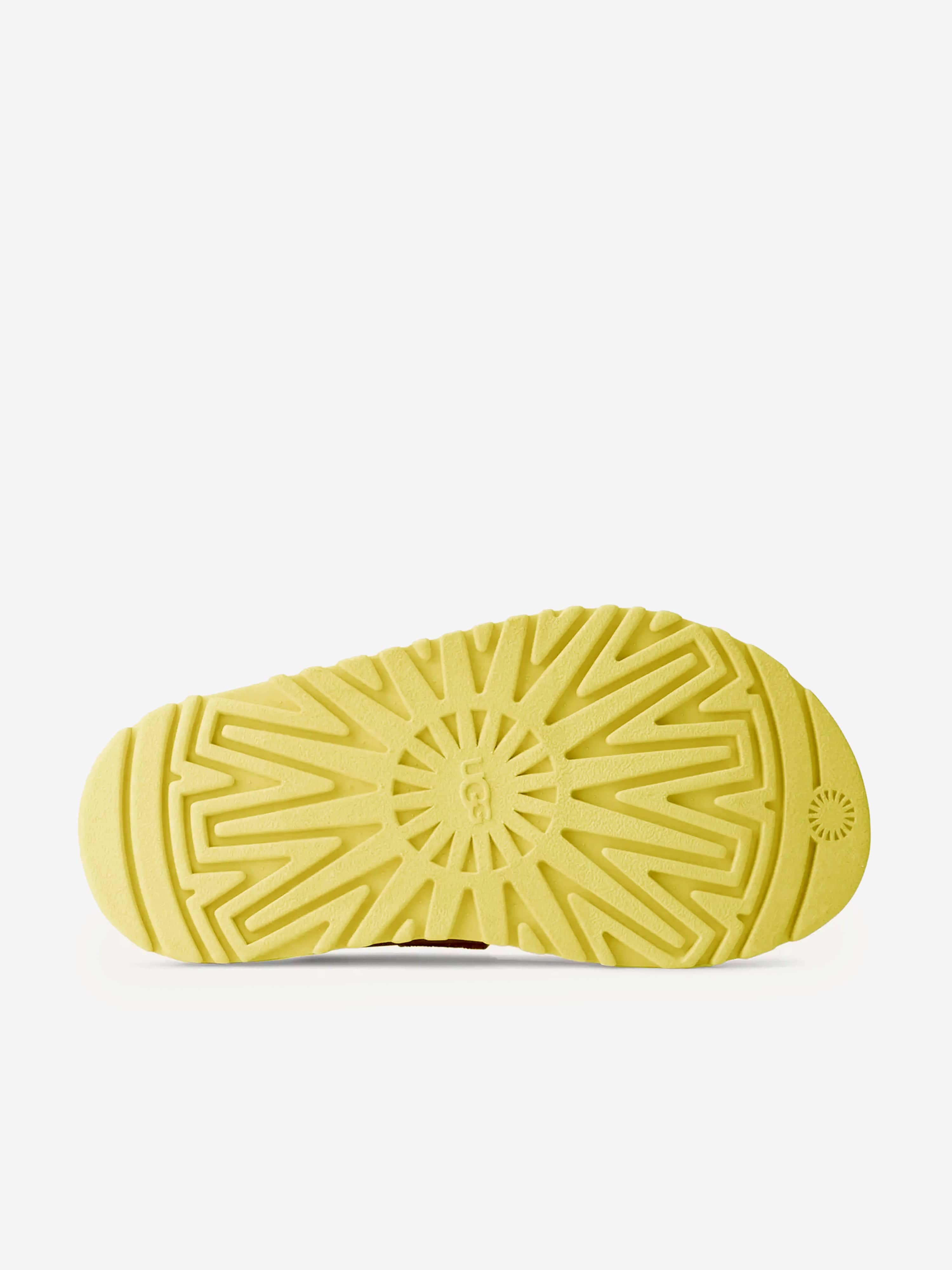 UGG Girls GoldenGlow Slide in Yellow | Childsplay Clothing