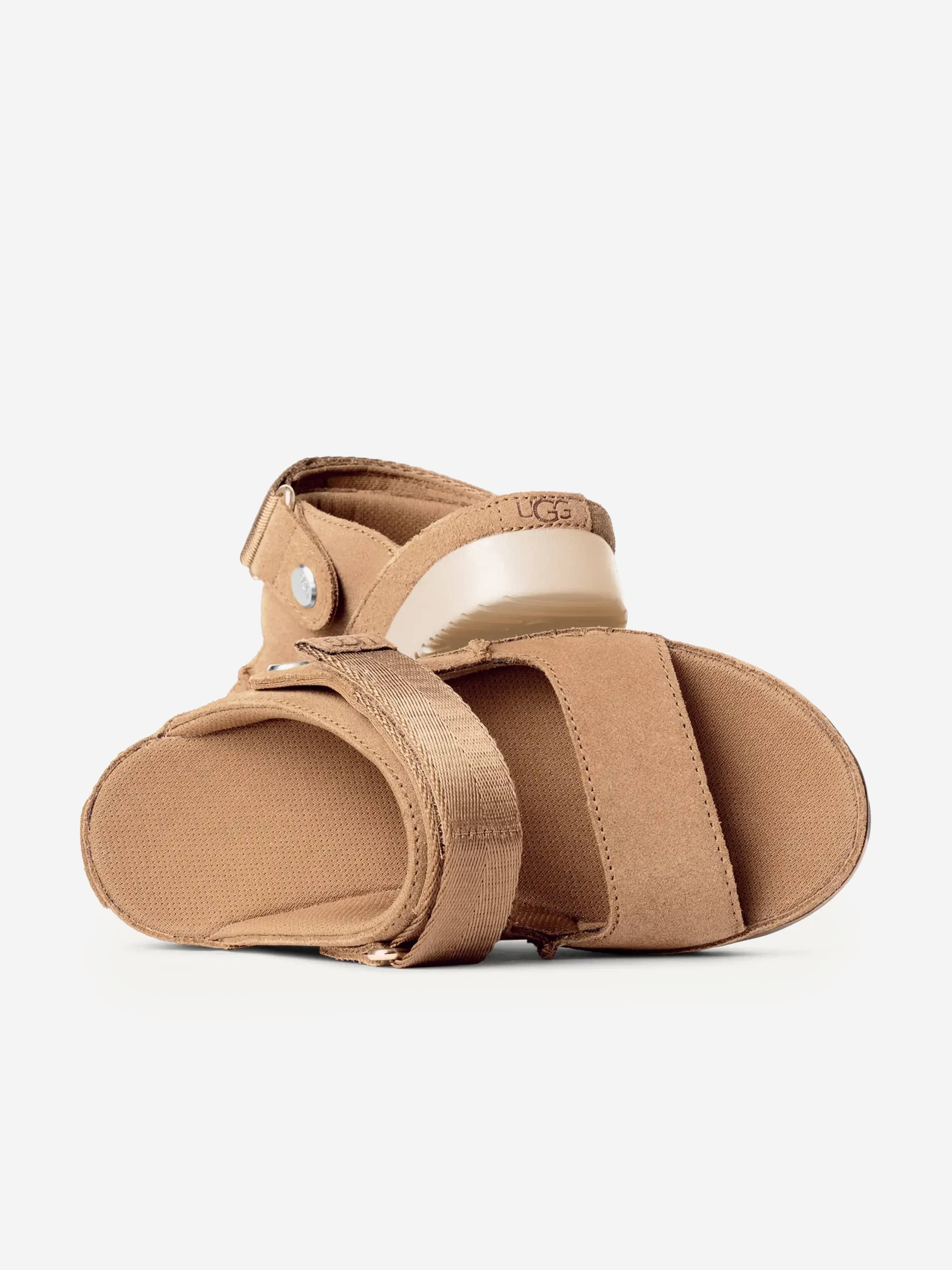 UGG Girls Goldenstar Glide Sandals in Beige | Childsplay Clothing