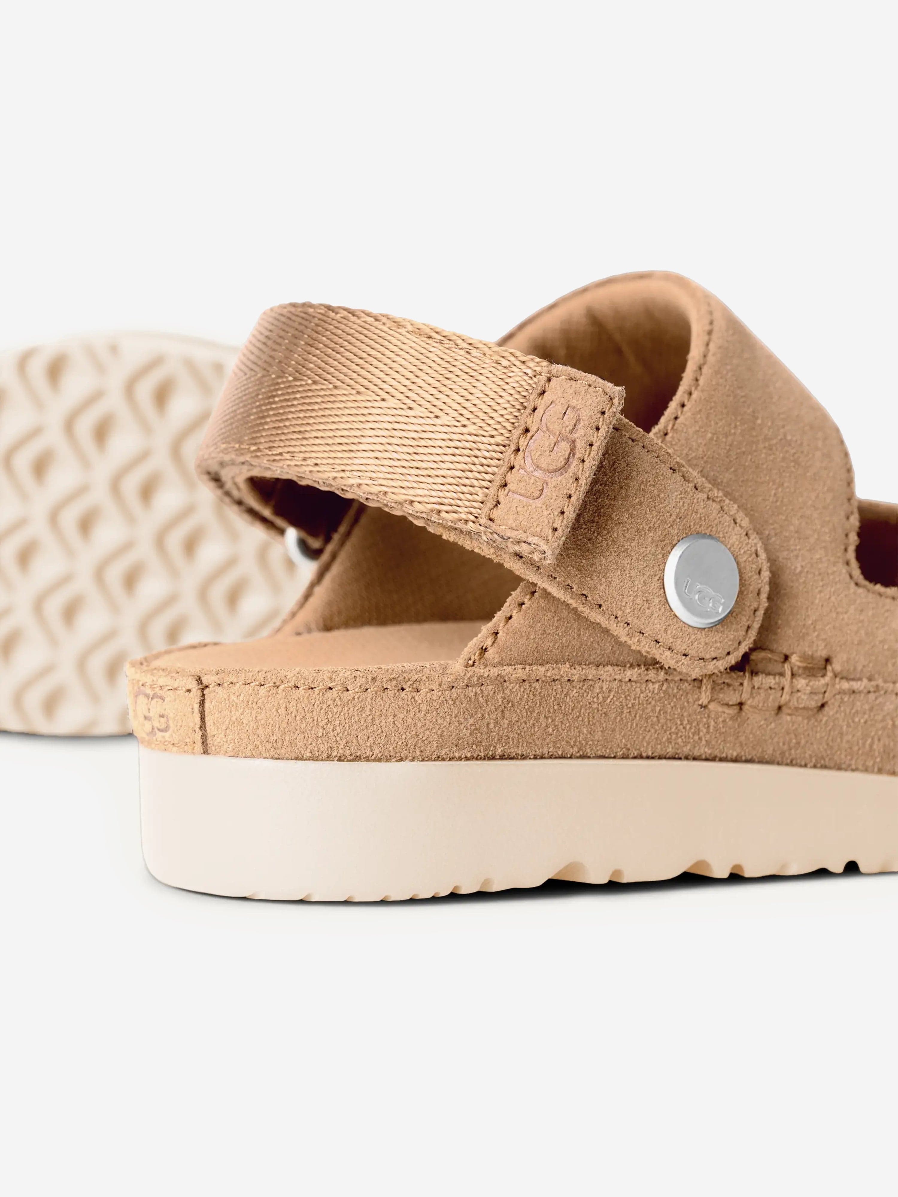 UGG Girls Goldenstar Glide Sandals in Beige | Childsplay Clothing