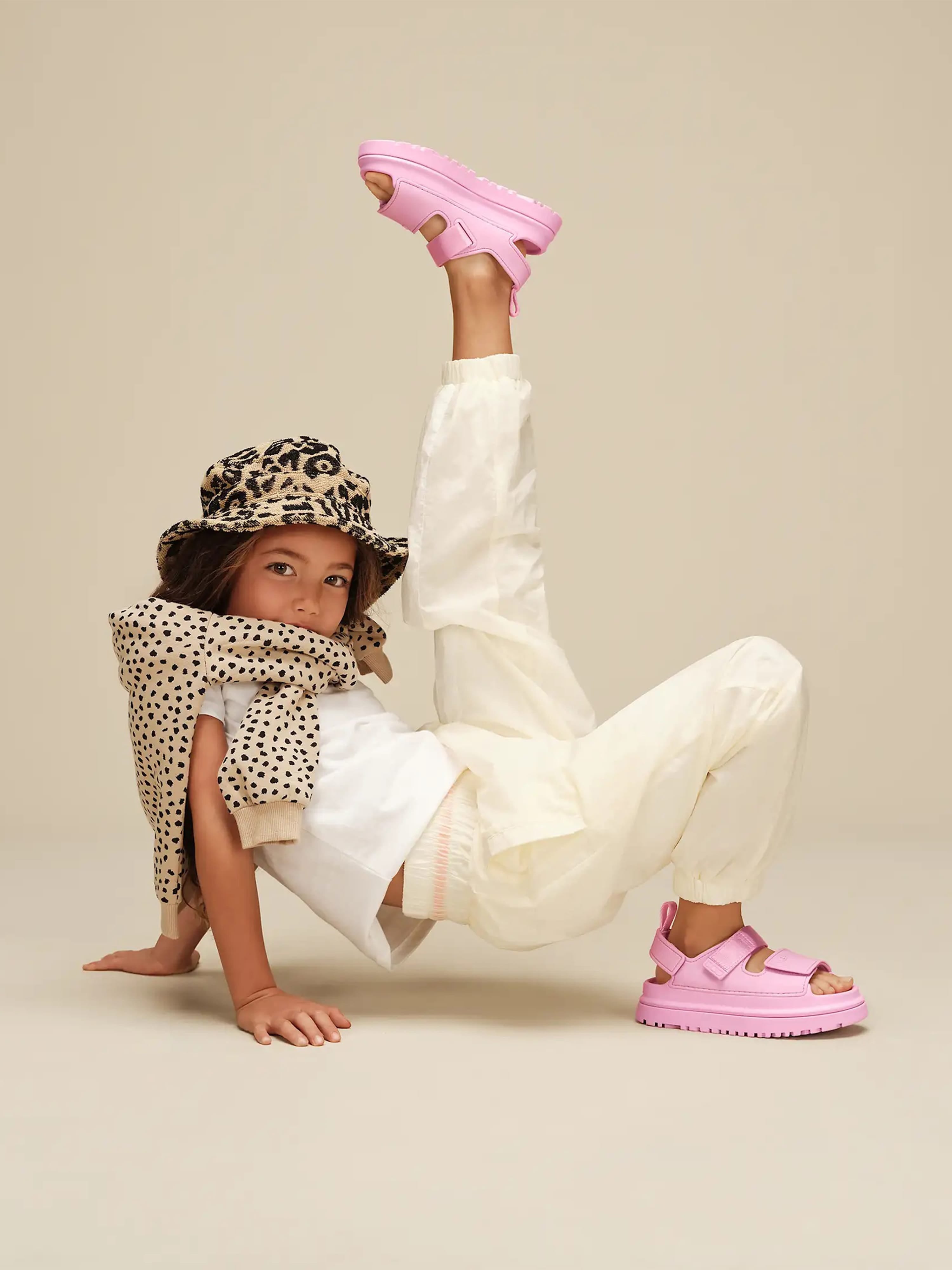 UGG Girls GoldenGlow Sandals in Pink | Childsplay Clothing