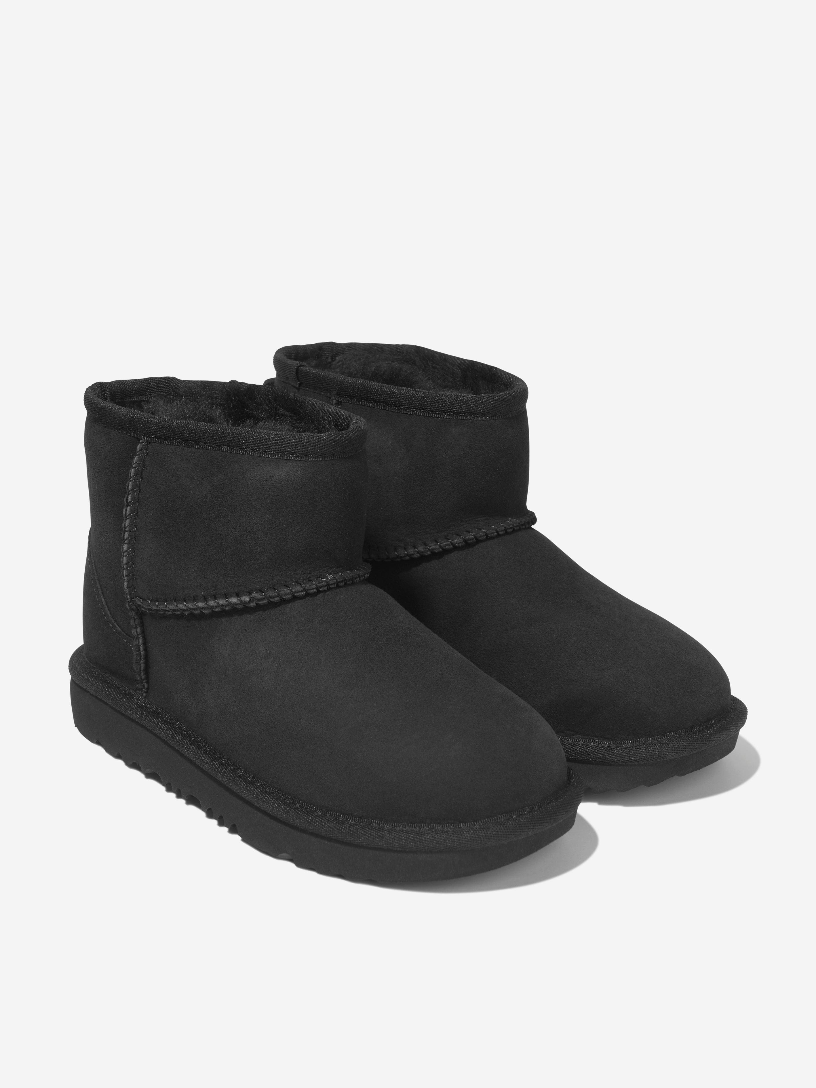 UGG Kids Classic Mini II Boots in Black | Childsplay Clothing