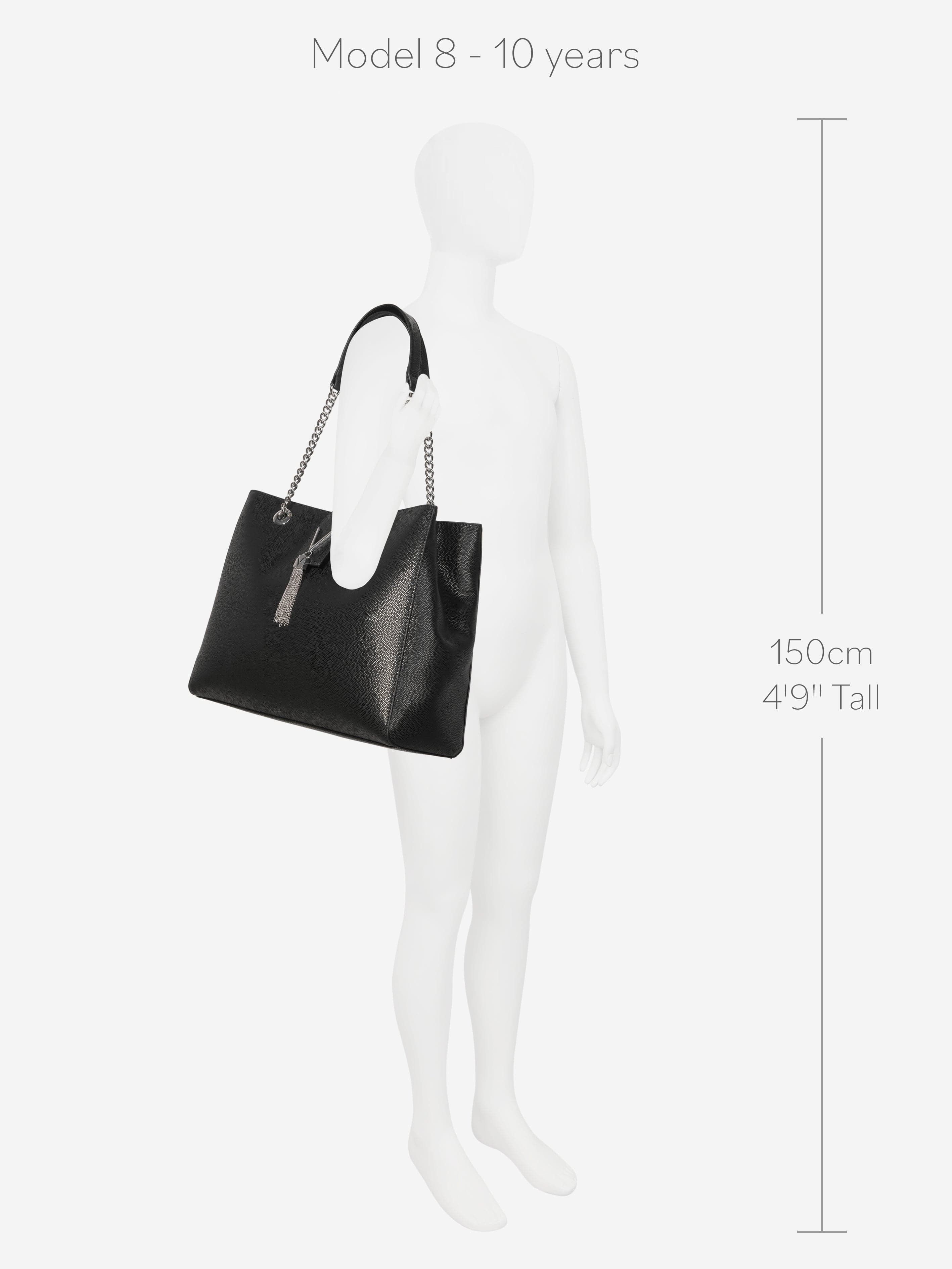 Valentino Valentino Girls Divina Shopping Bag in Black (W: 14cm 
