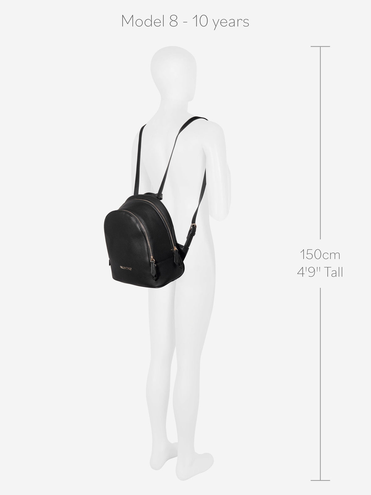 Valentino Brixton Backpack in Black (27cm) | Childsplay Clothing