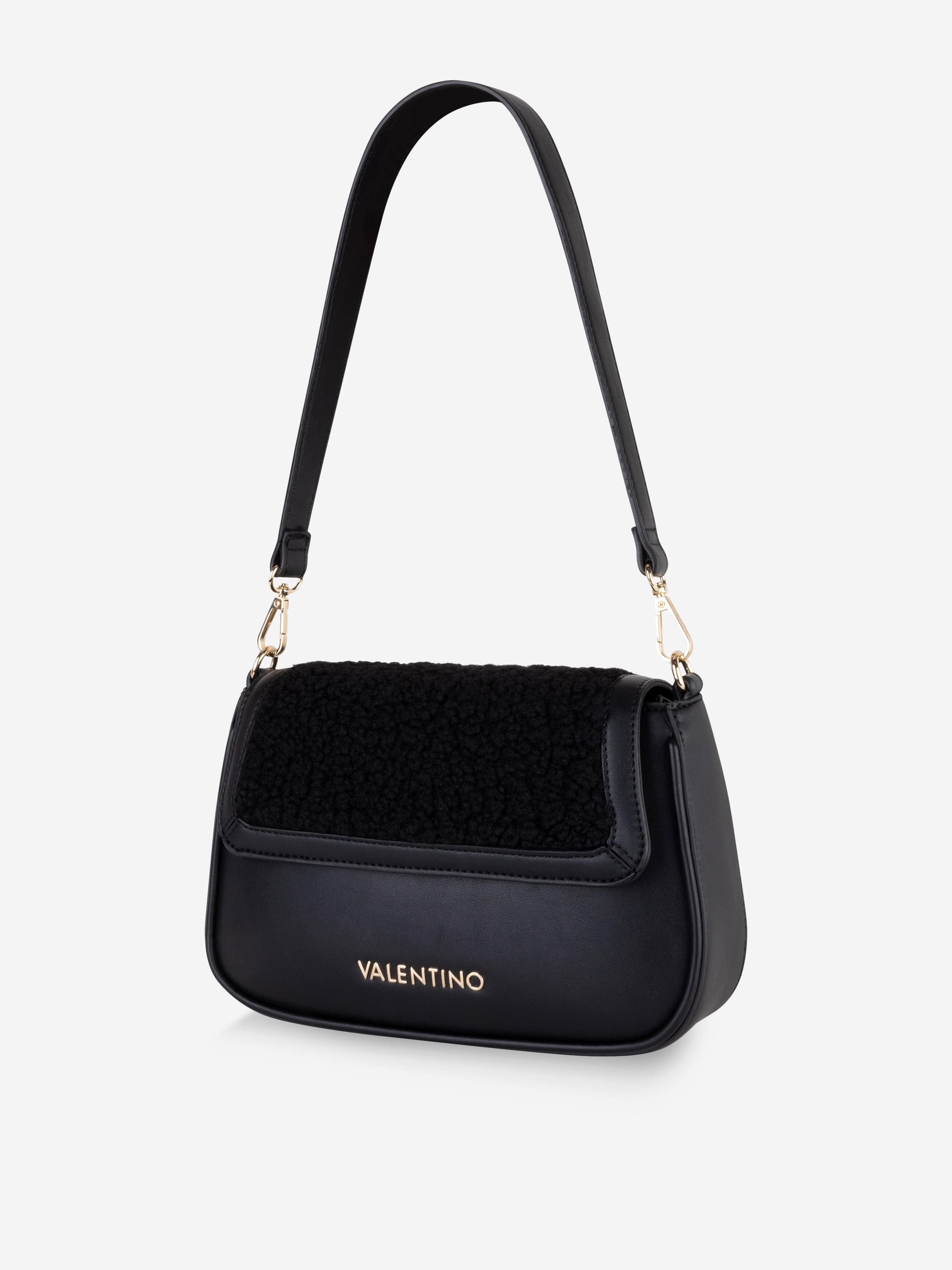 Valentino Shari Flap Bag in Black (26cm) | Childsplay Clothing