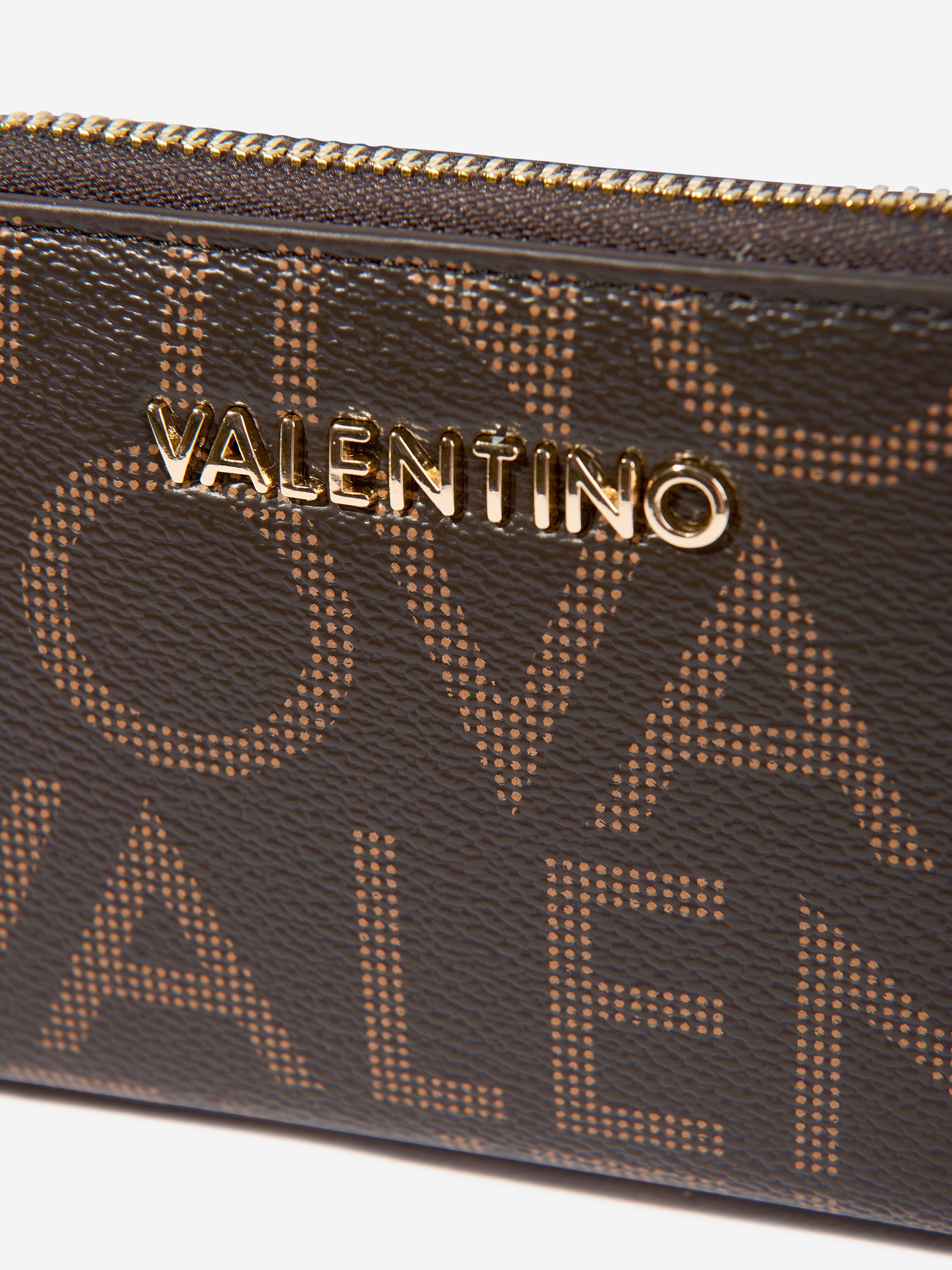 Valentino Regina Re Zip Around Wallet in Brown (13cm) | Childsplay