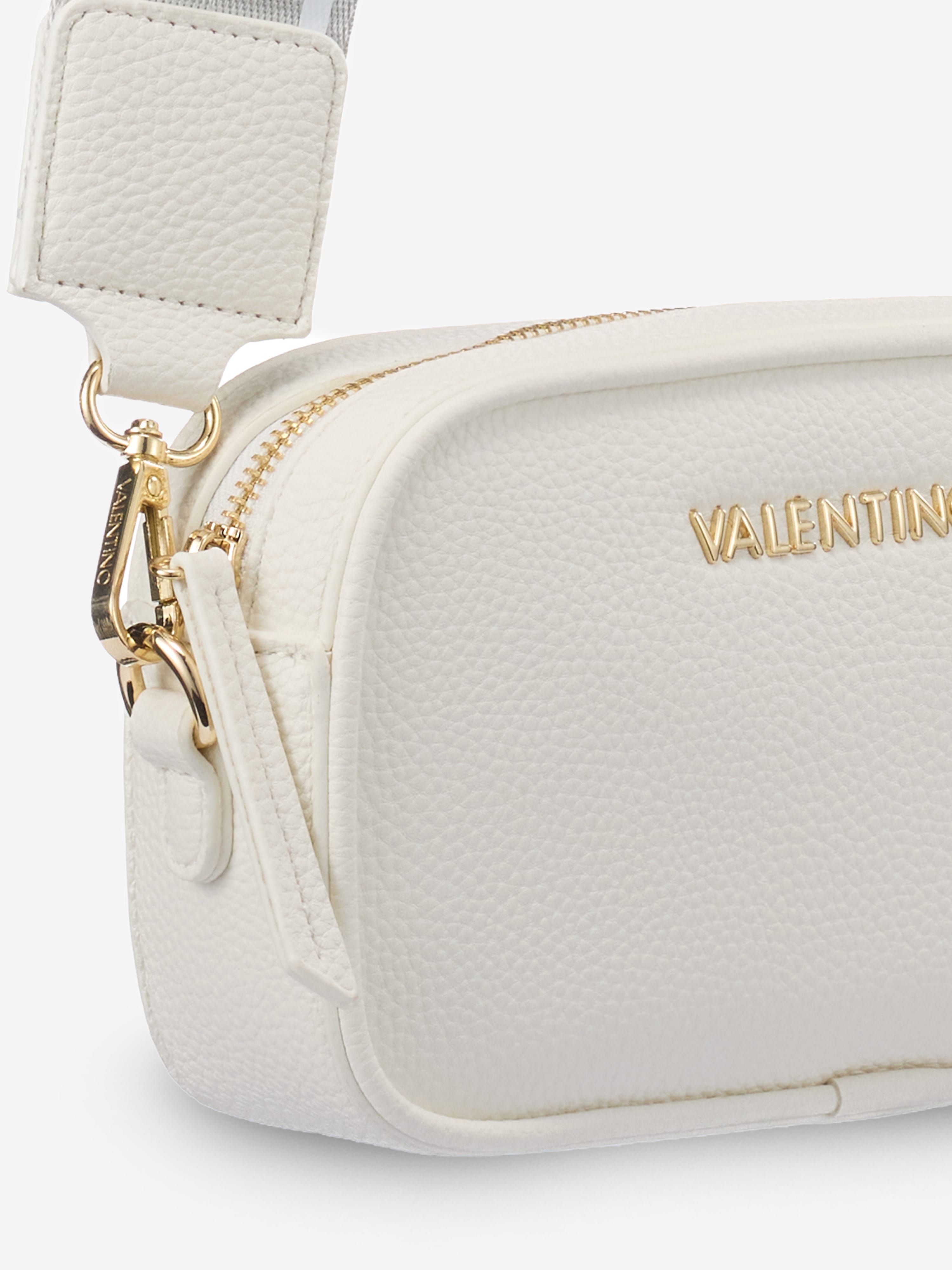 Valentino Miramar Crossbody Bag in White (20cm) | Childsplay Clothing