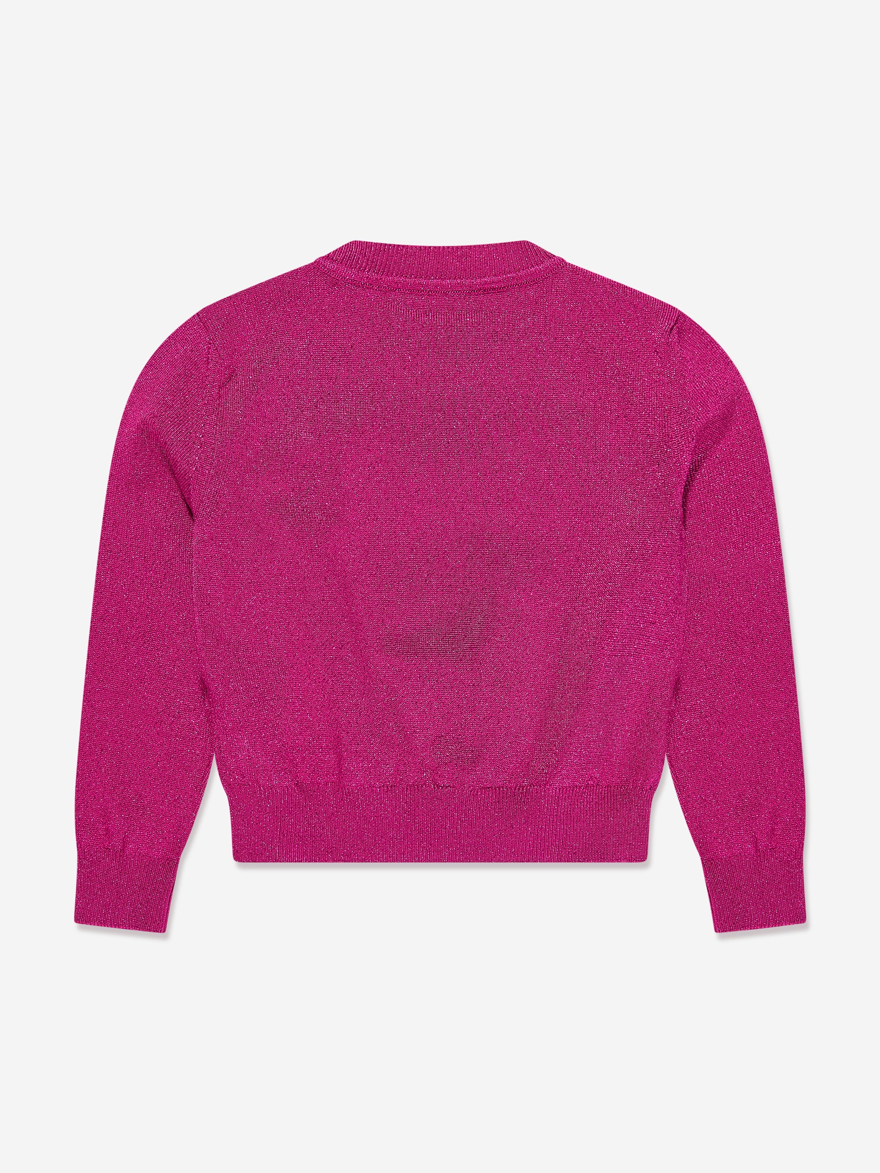 Versace Girls Logo Knitted Sweater in Pink | Childsplay Clothing Versace Girls Logo Knitted Sweater in Pink | Childsplay Clothing