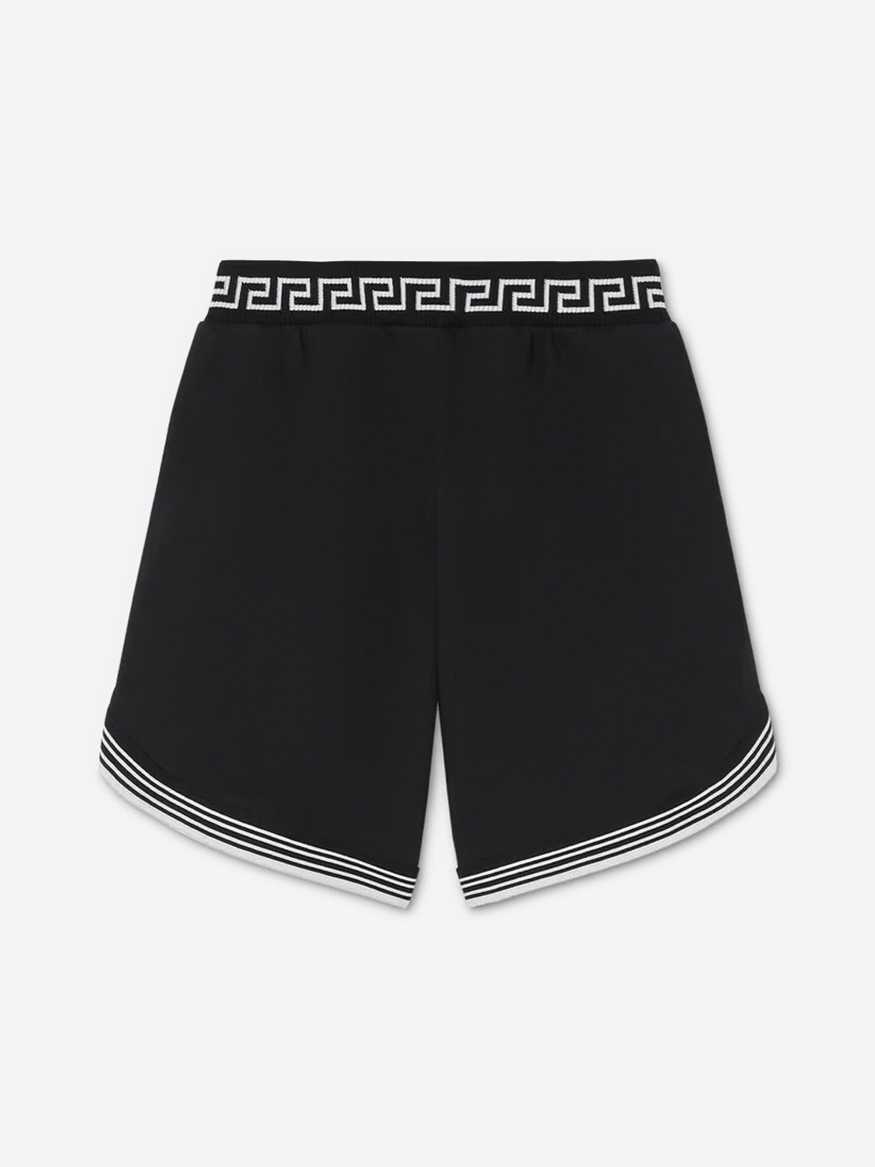 Versace Boys Medusa Logo Shorts in Black | Childsplay Clothing