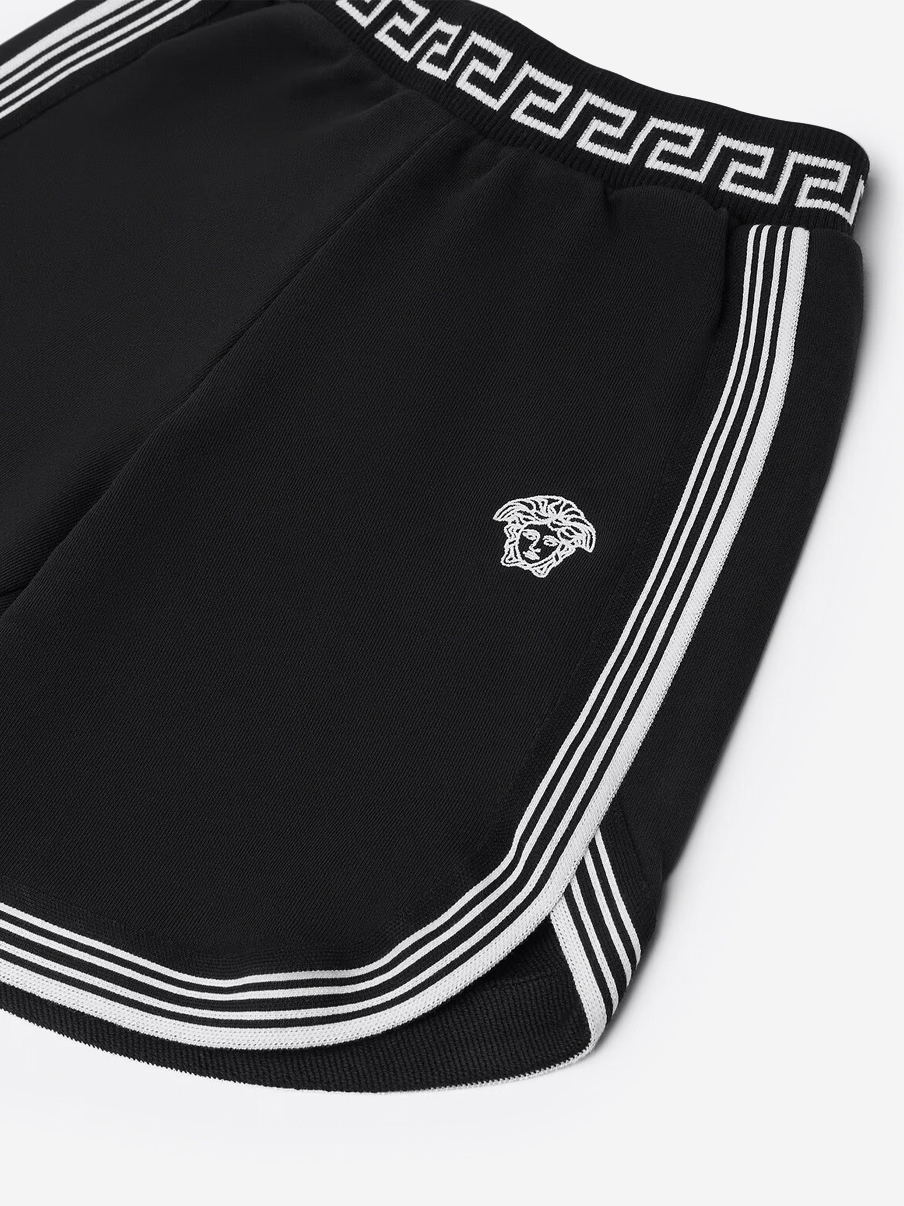Versace Boys Medusa Logo Shorts in Black | Childsplay Clothing