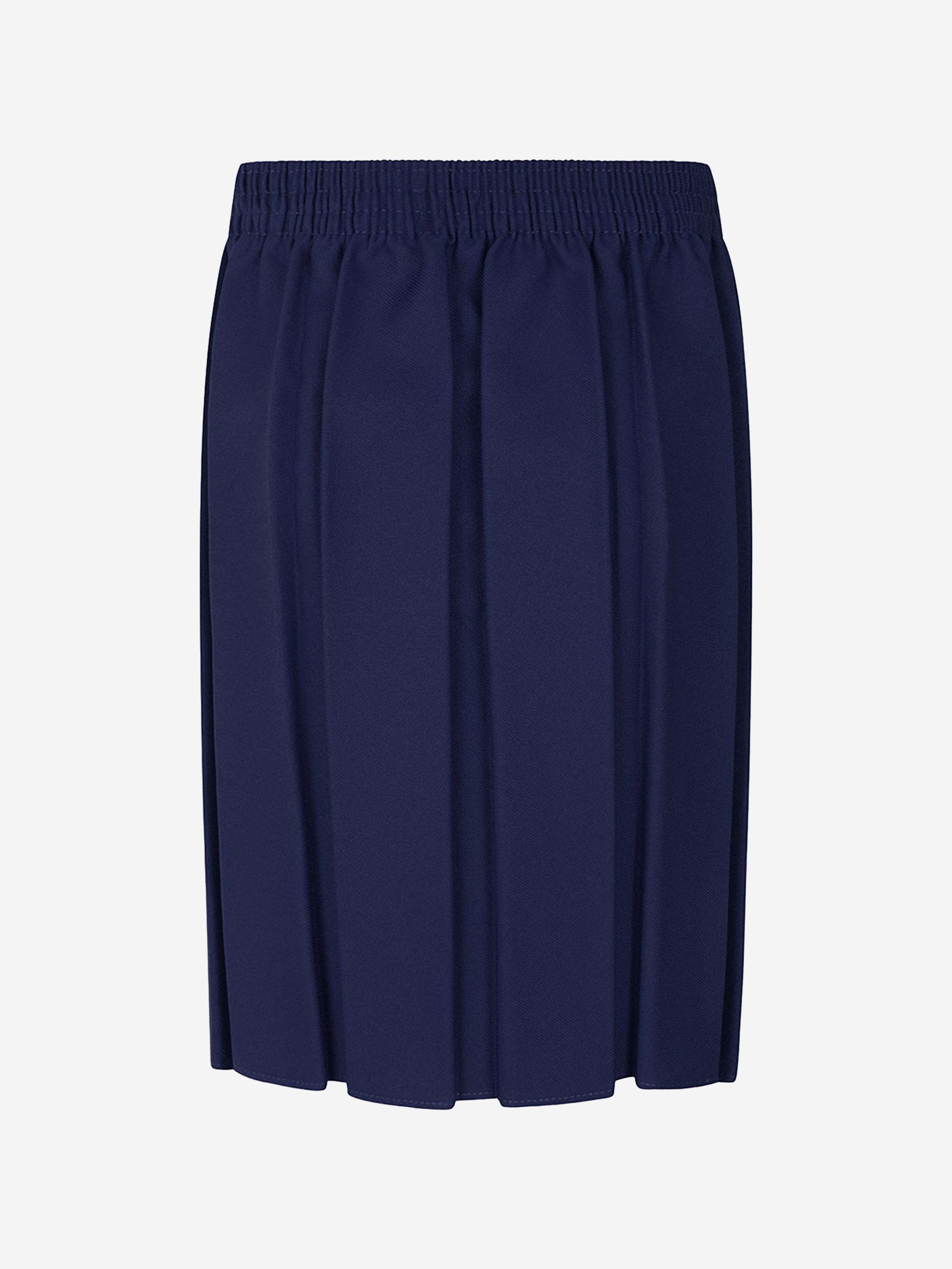 Zeco Girls School Box Pleat Skirt in Navy | Childsplay Clothing