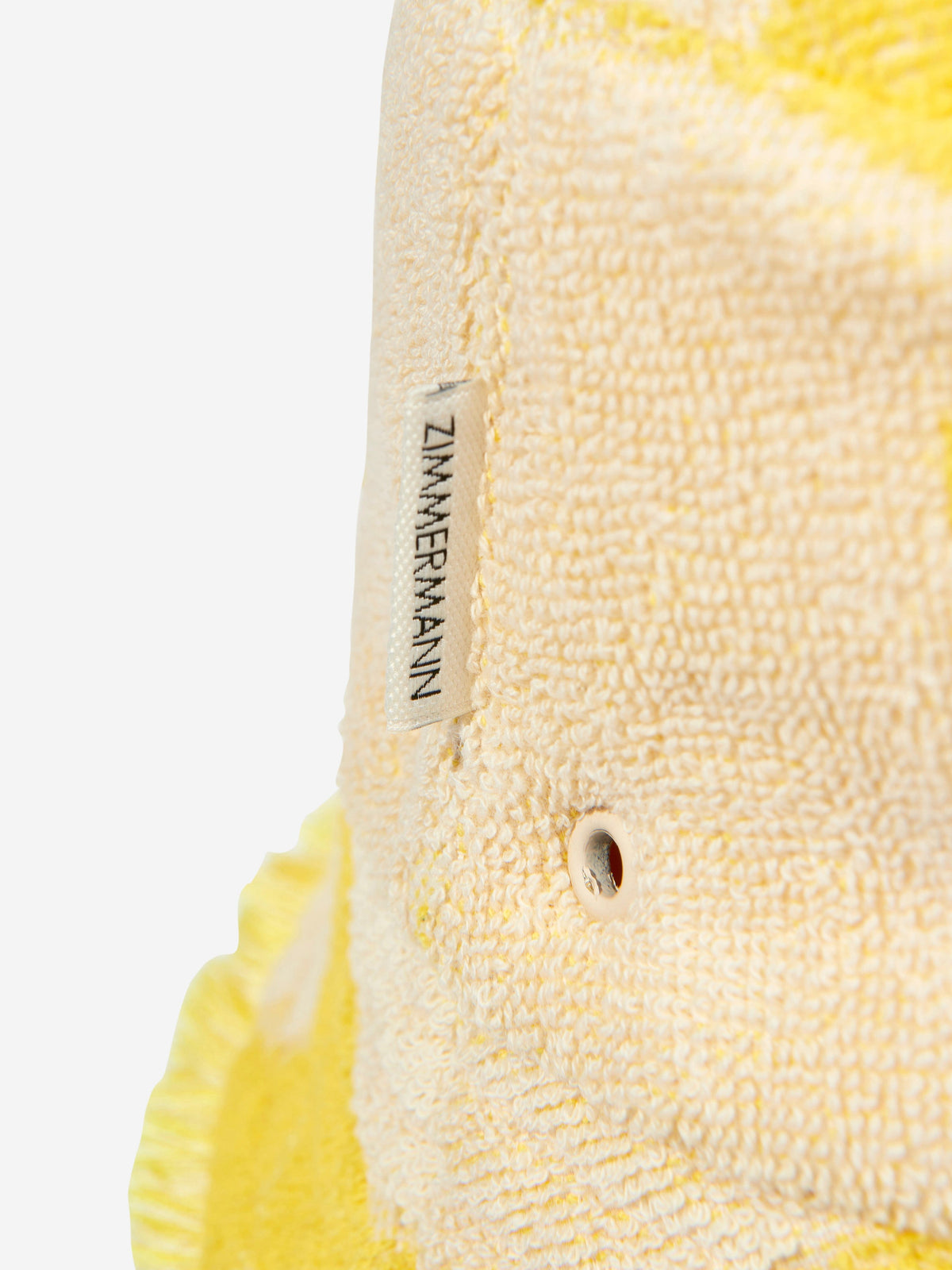 Zimmermann Printed Canvas Bucket Hat Yellow Hibiscus One Size BILLABONG Dalilah Cotton Floral Bucket Hat Rust Size M-L  main image 2