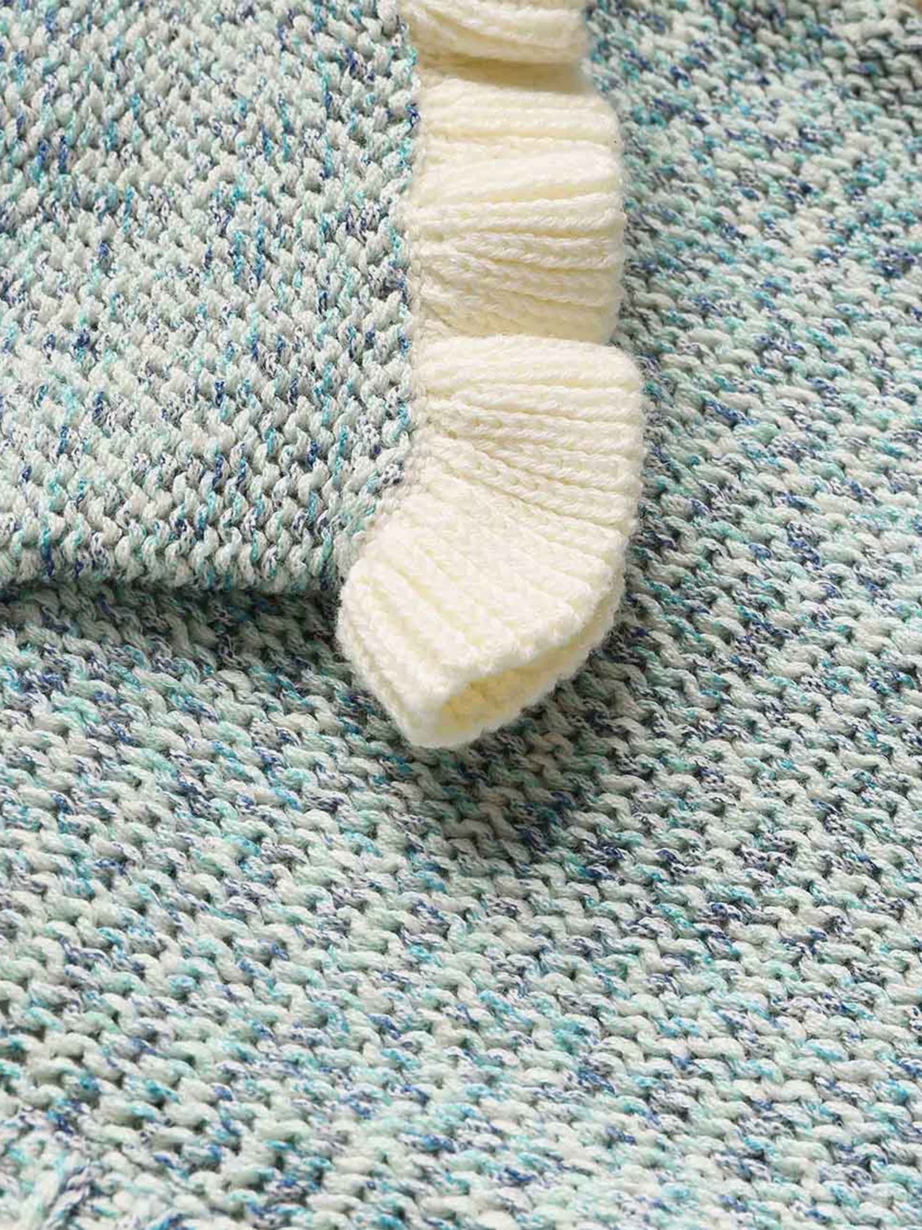 【ばいきんまん】CLANE WBALLOONSHORT KNITTOPS Zimmermann Girls Patience Knit Shorts in Blue | Childsplay Clothing