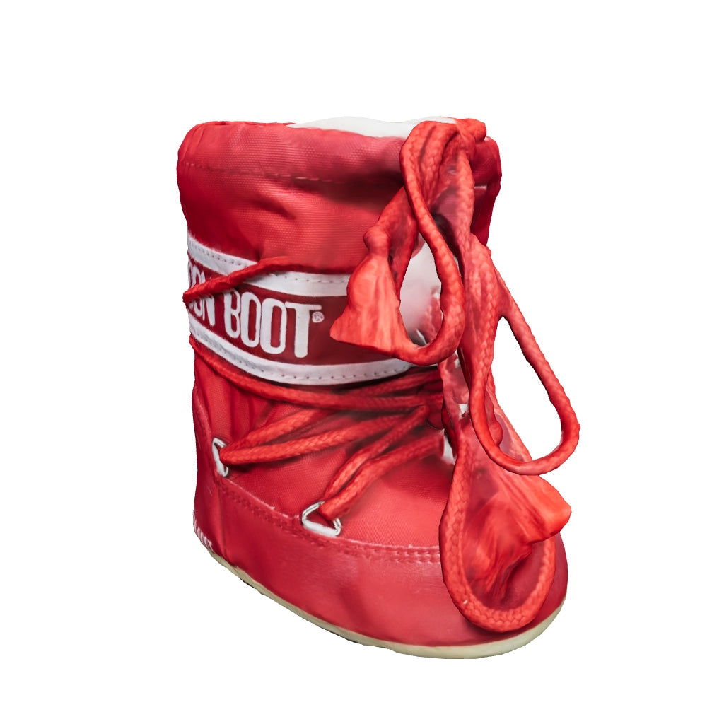 Moon Boot Moon Boot Kids Icon Nylon Snow Boots in Red Childsplay