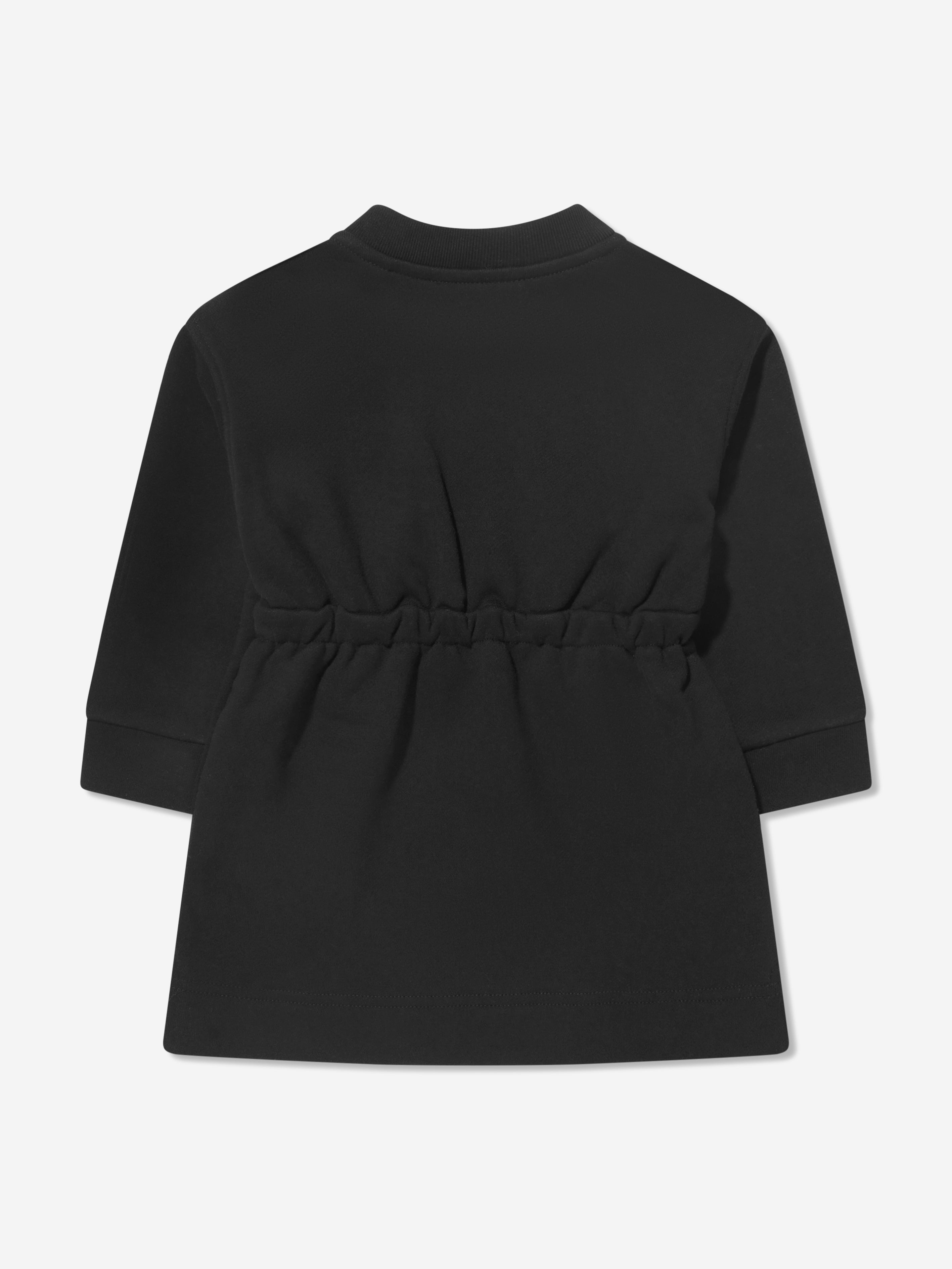 Burberry Kids - Baby Girls Long Sleeve Mini Talbot Dress In Black | Childsplay Clothing Burberry Kids - Baby Girls Long Sleeve Mini Talbot Dress In Black | Childsplay Clothing